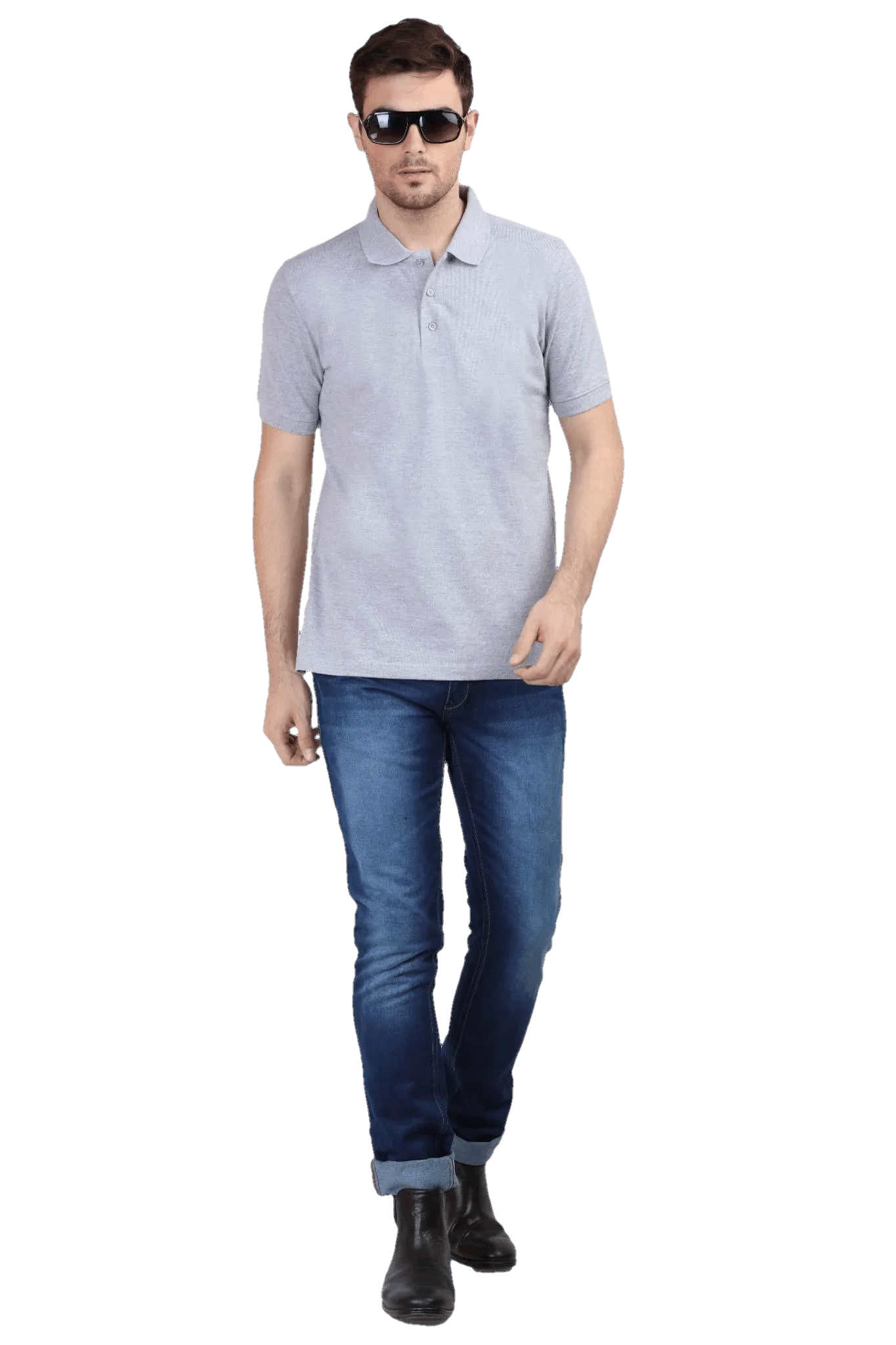 Mens Polo T Shirt - Solid