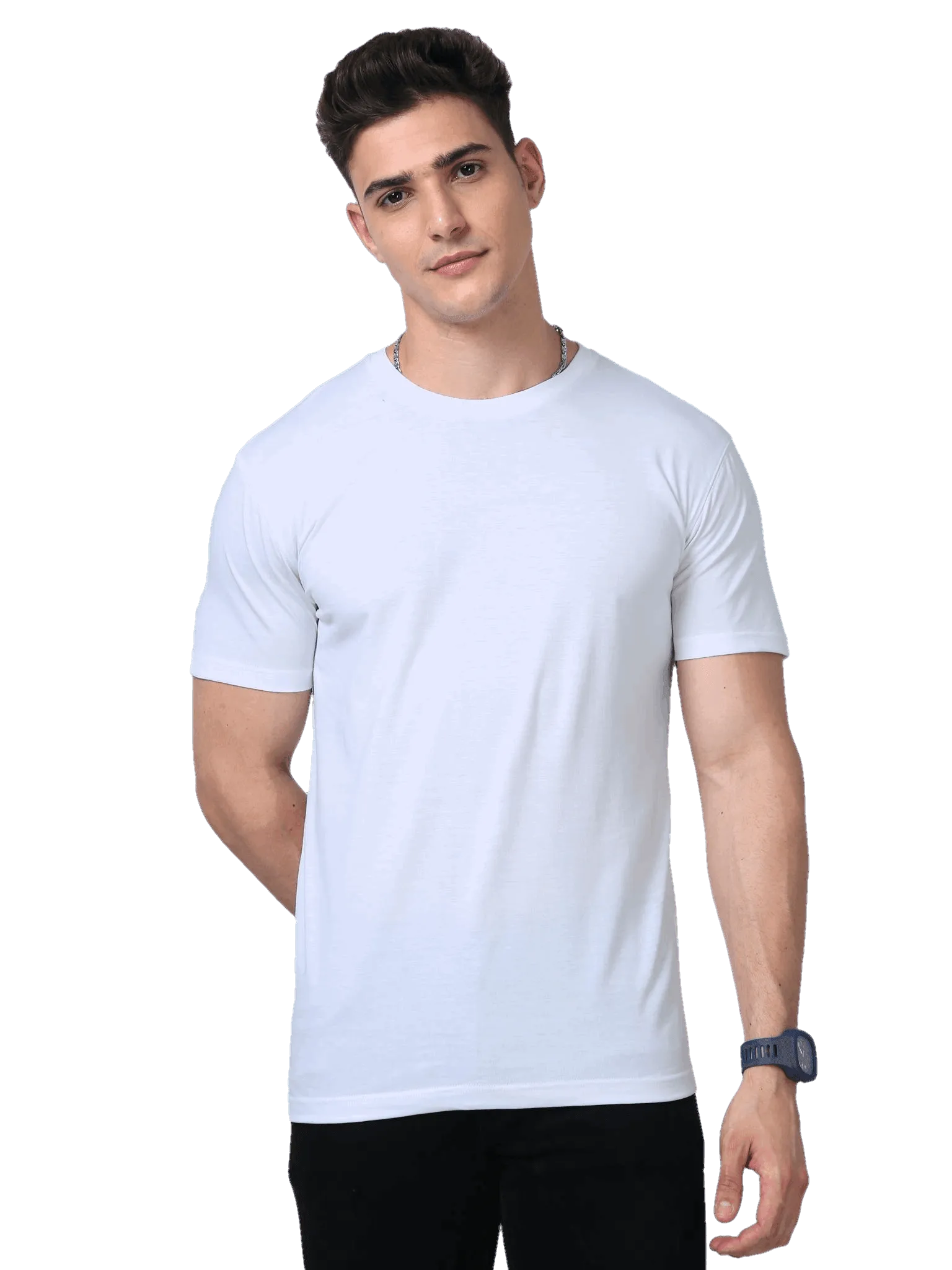 Mens Premium Blend - Half Sleeve T Shirt - Solid