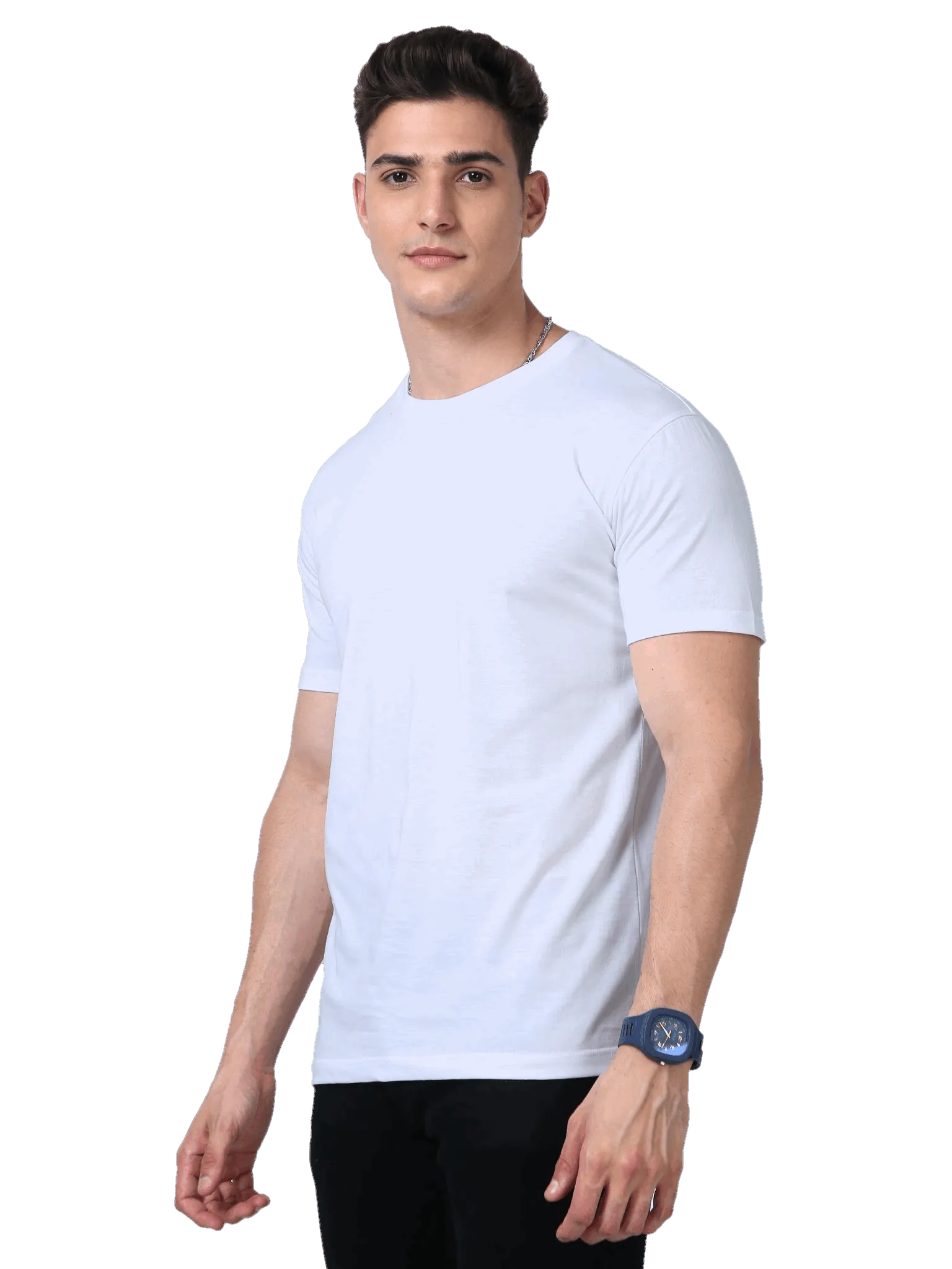 Mens Premium Blend - Half Sleeve T Shirt - Solid