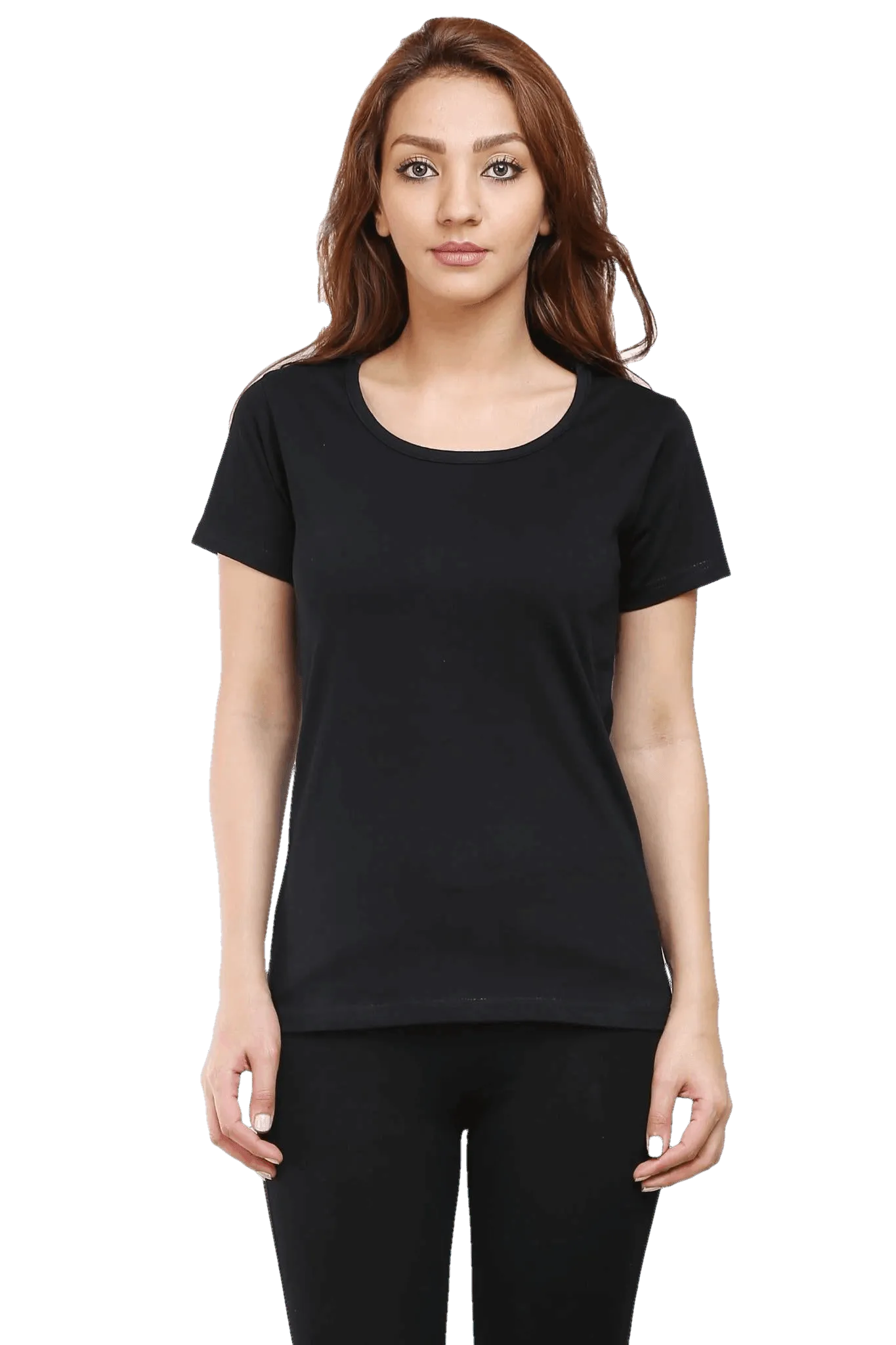 Womens Half Sleeve T Shirt - Solid