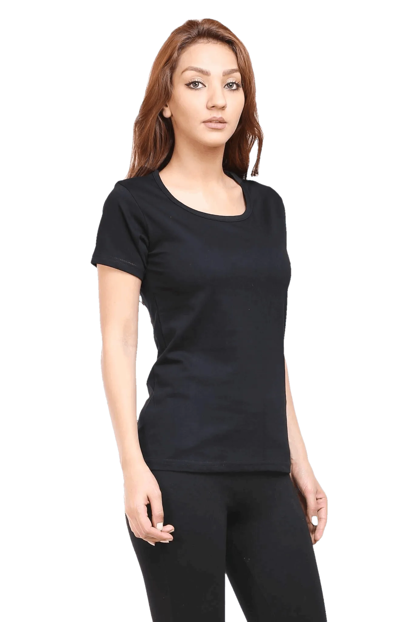 Womens Half Sleeve T Shirt - Solid