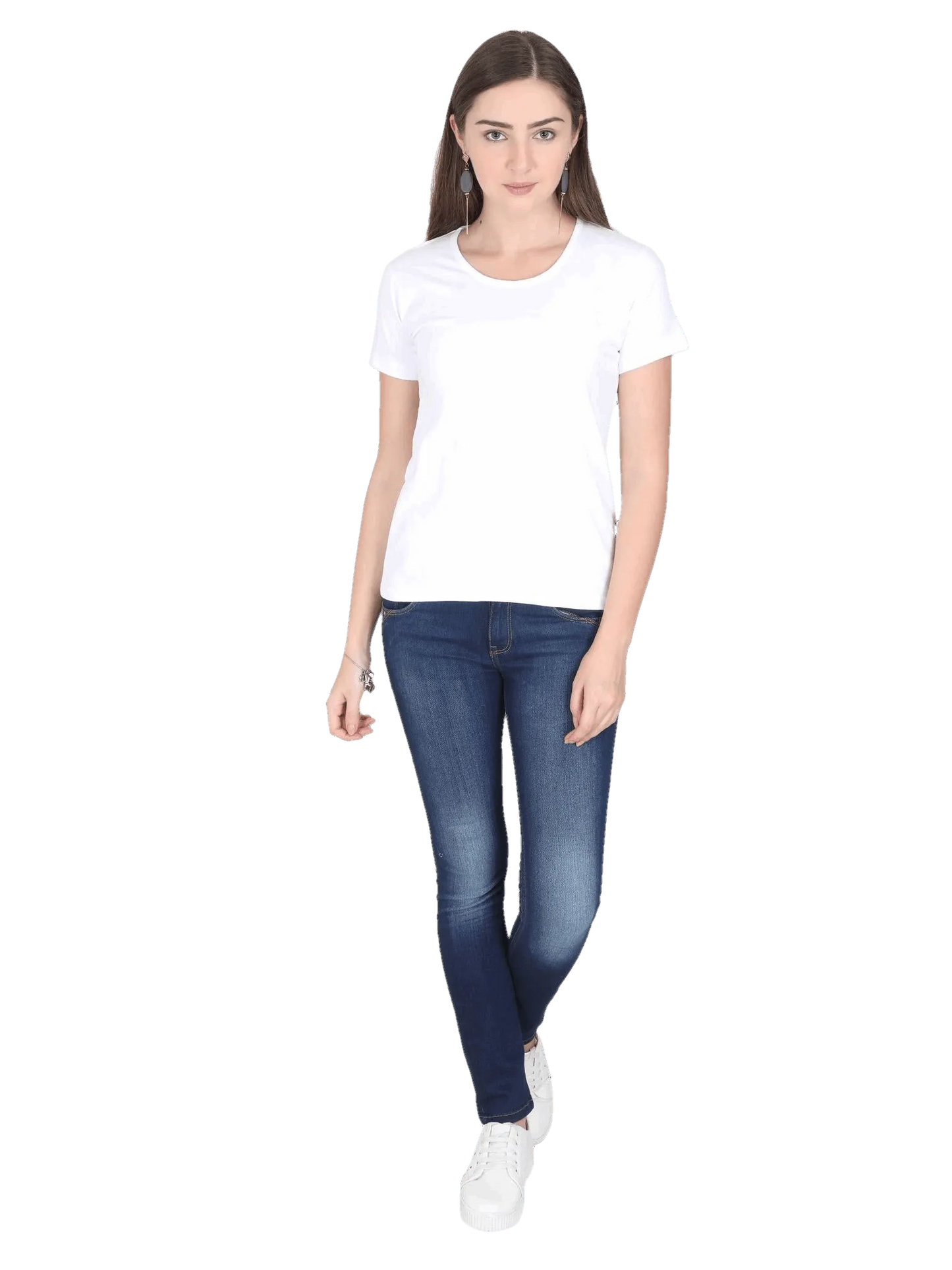 Womens Half Sleeve T Shirt - Solid