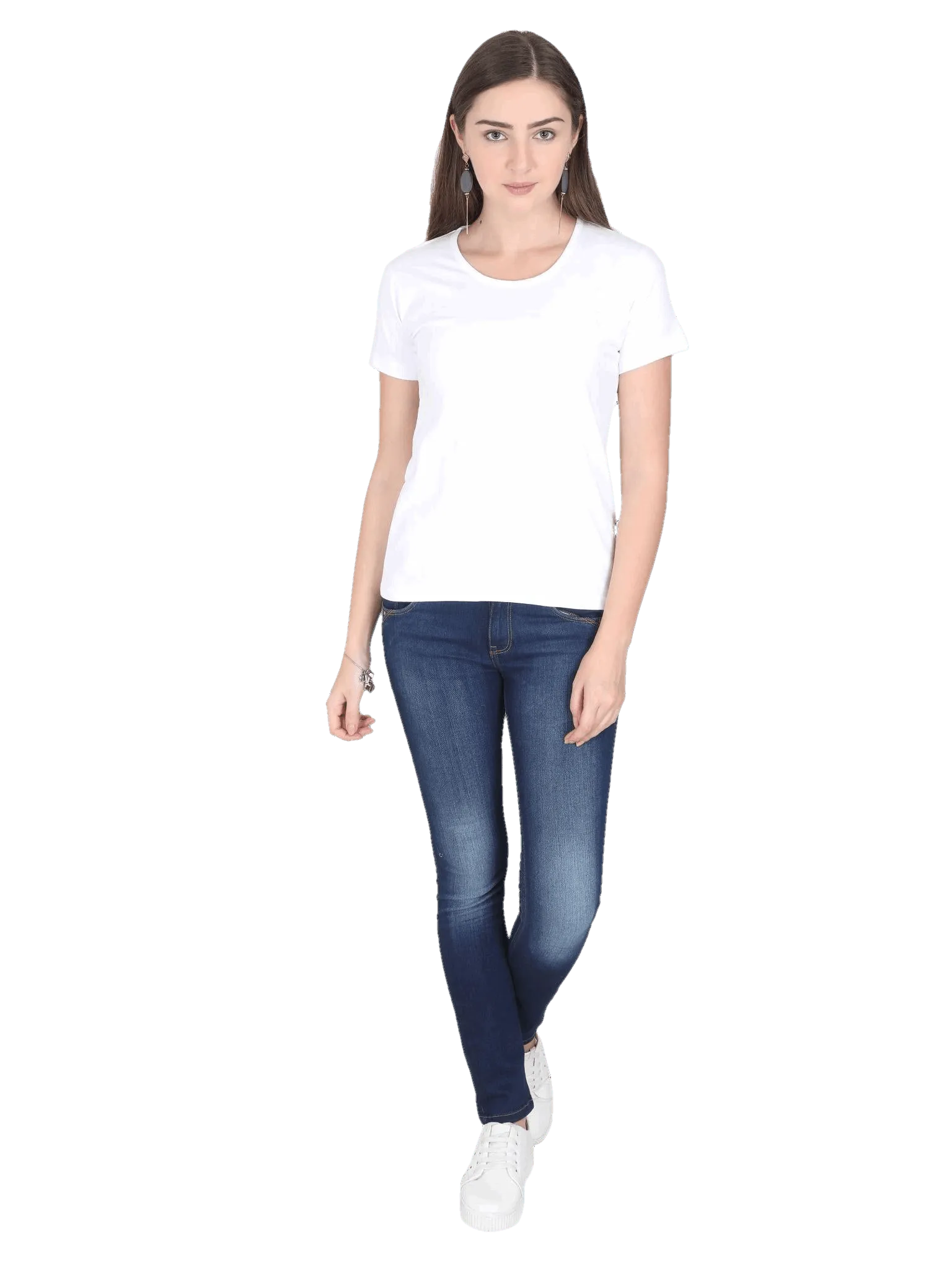 Womens Half Sleeve T Shirt - Solid