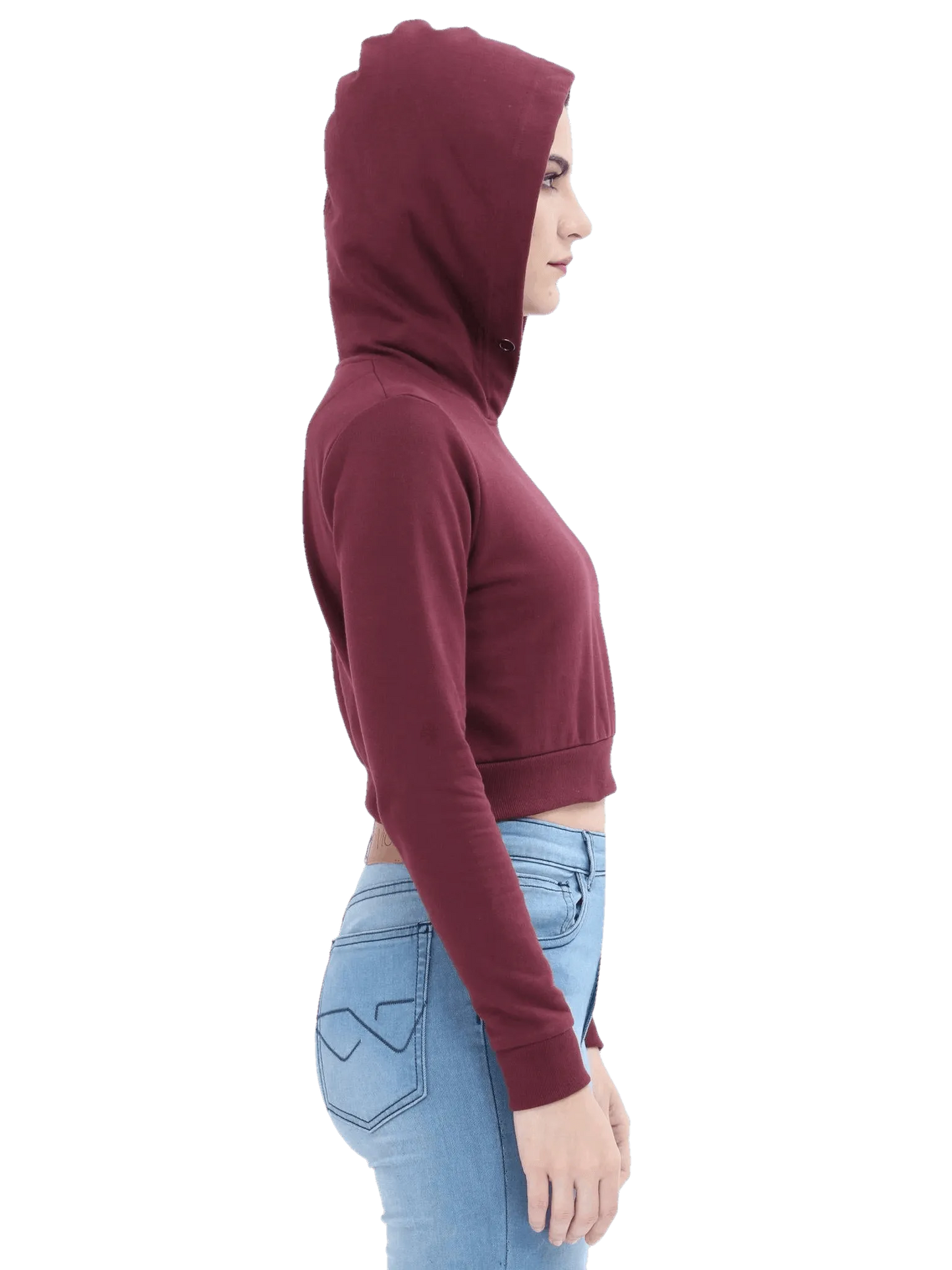 Crop Hoodie - Solid