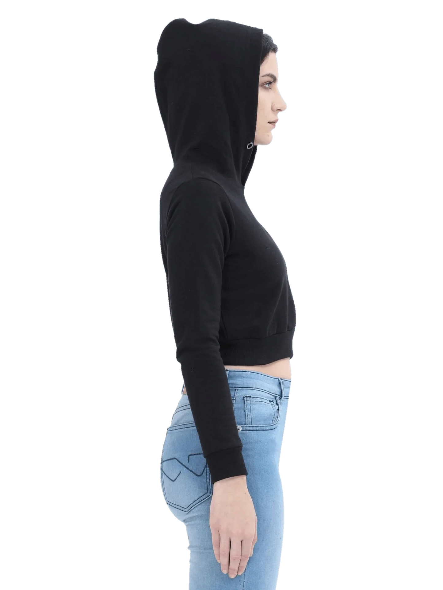 Crop Hoodie - Solid