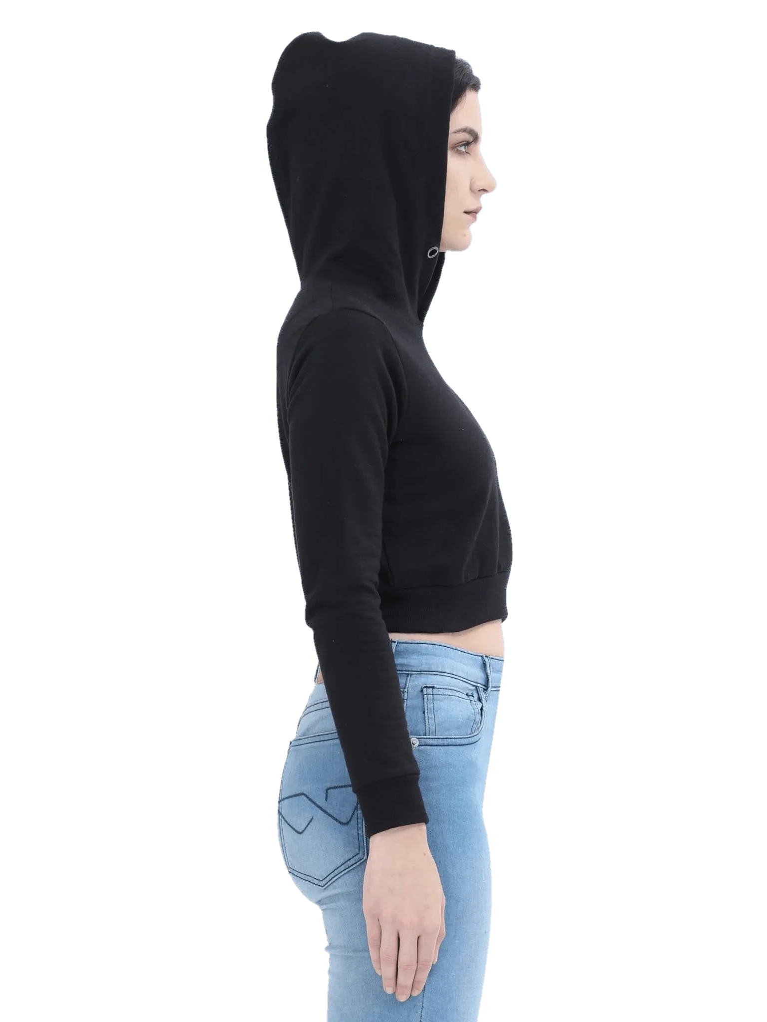 Crop Hoodie - Solid