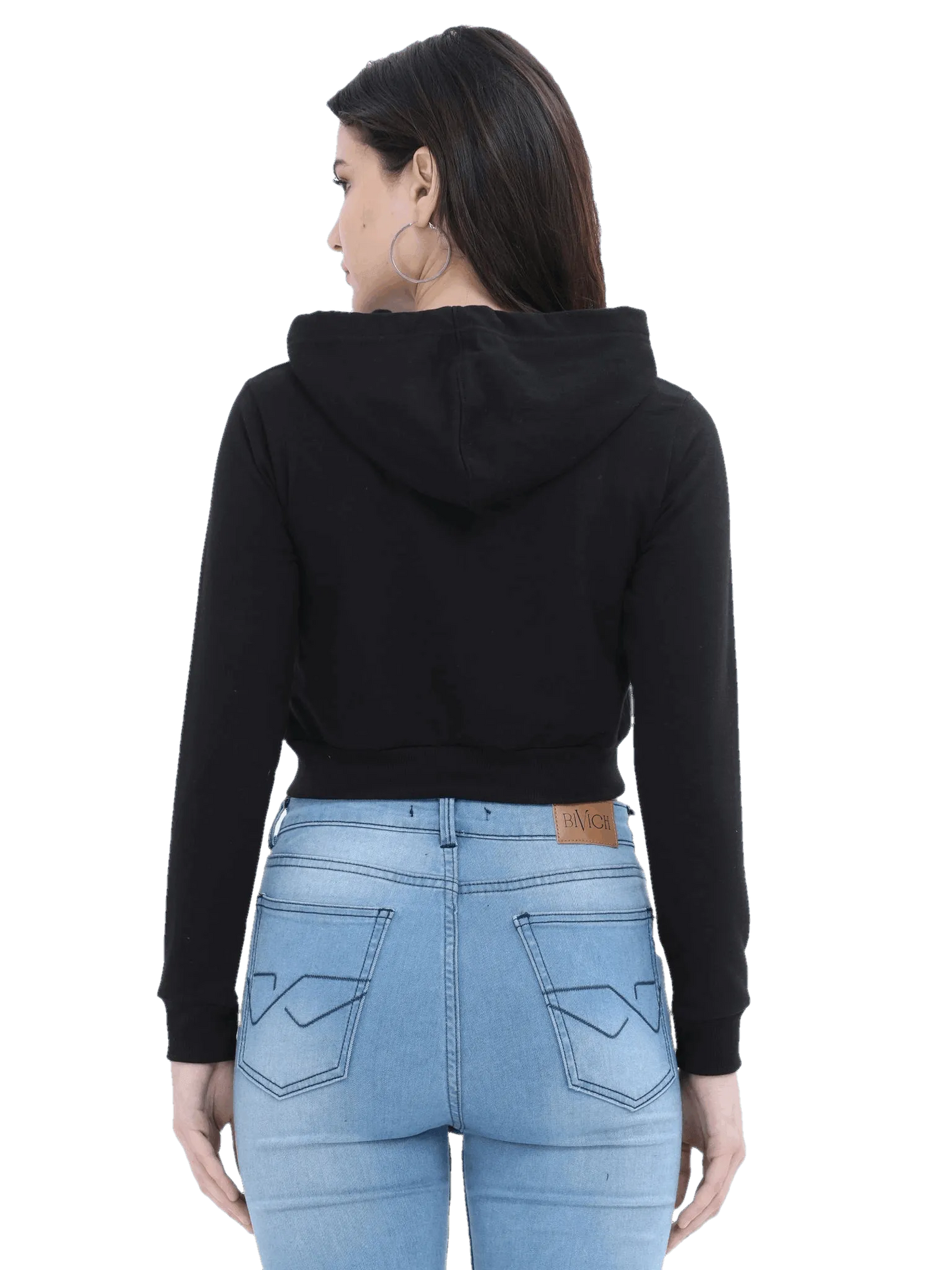 Crop Hoodie - Solid