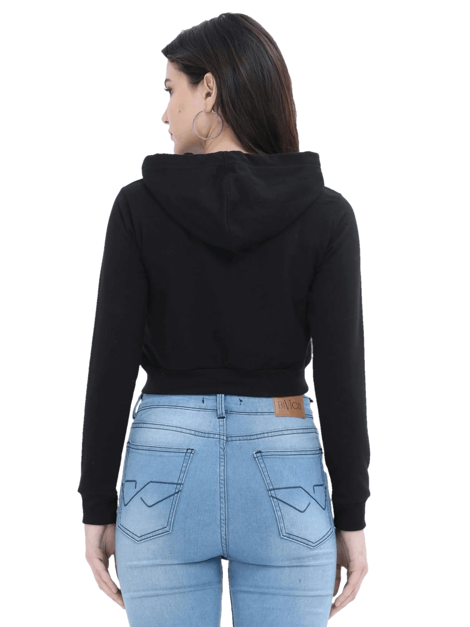 Crop Hoodie - Solid