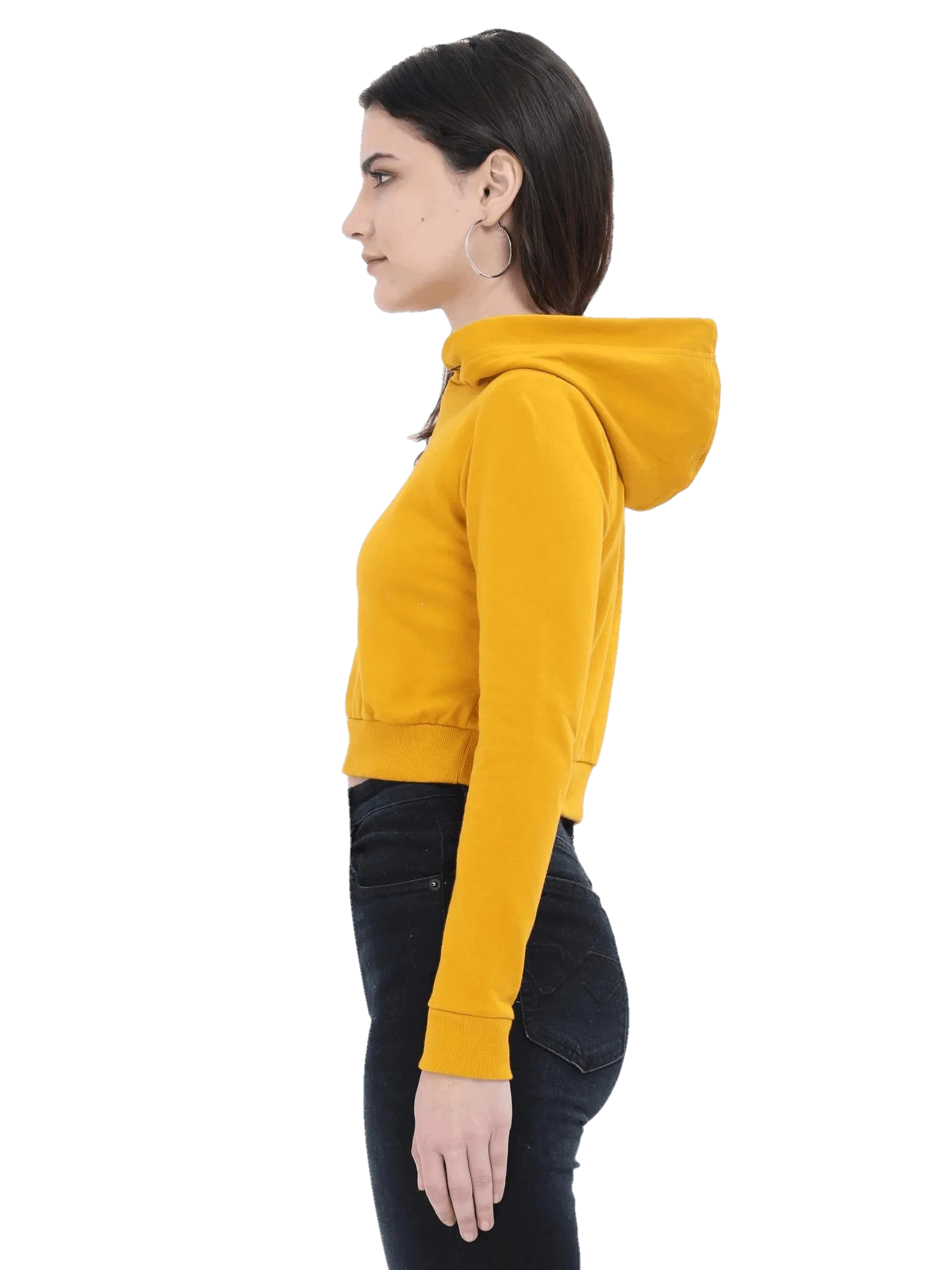 Crop Hoodie - Solid