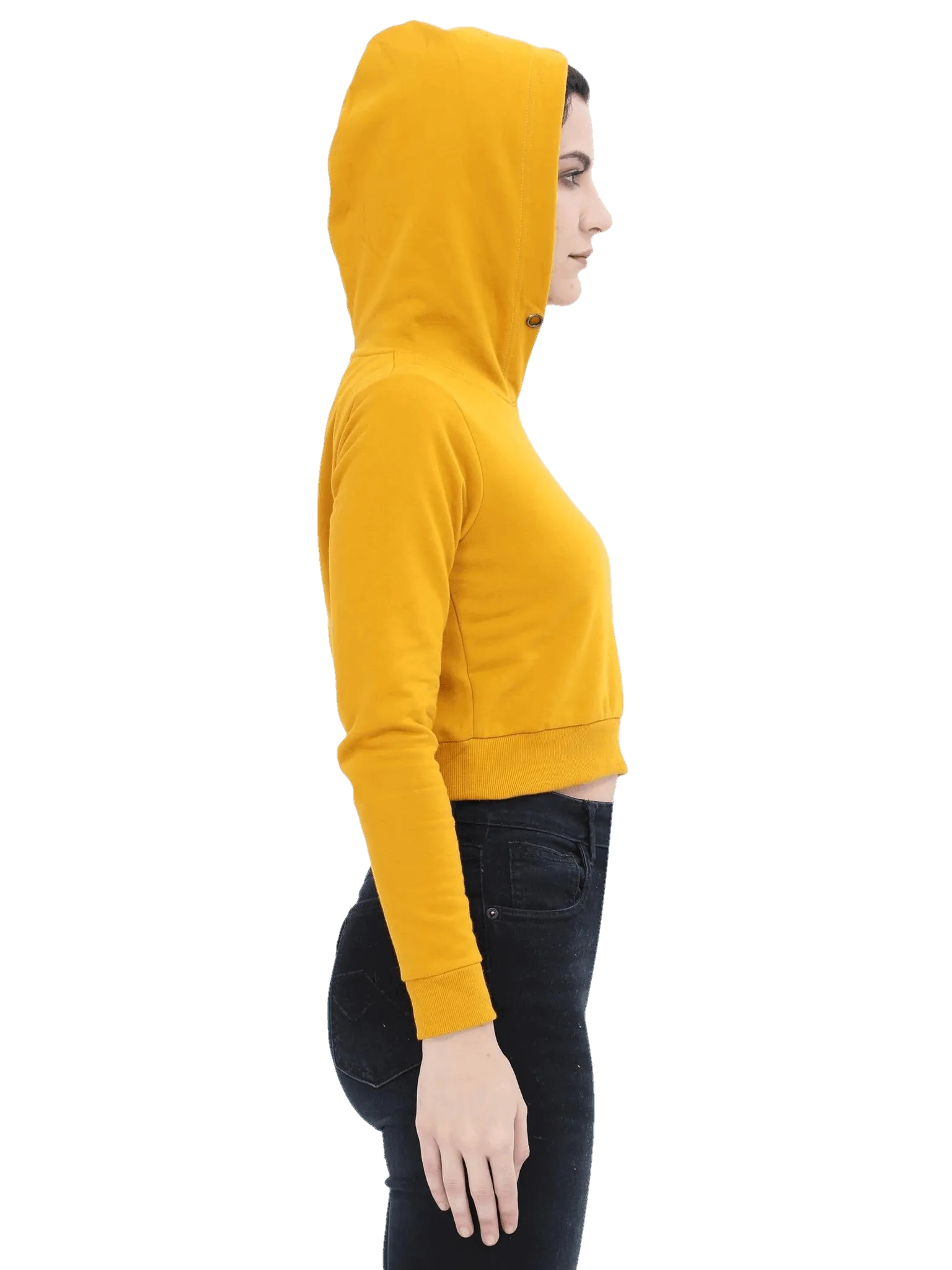 Crop Hoodie - Solid