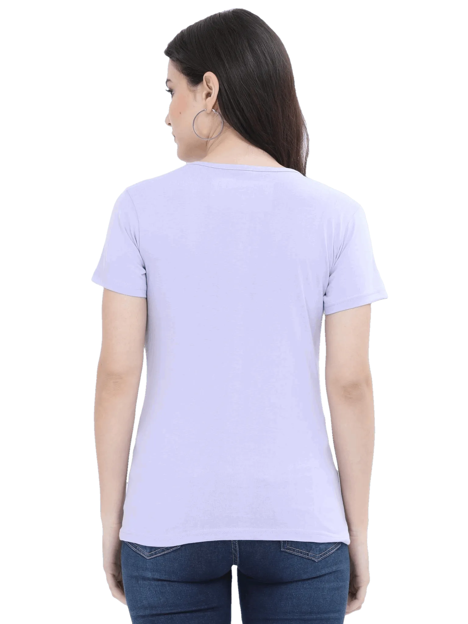 Womens Half Sleeve T Shirt - Solid