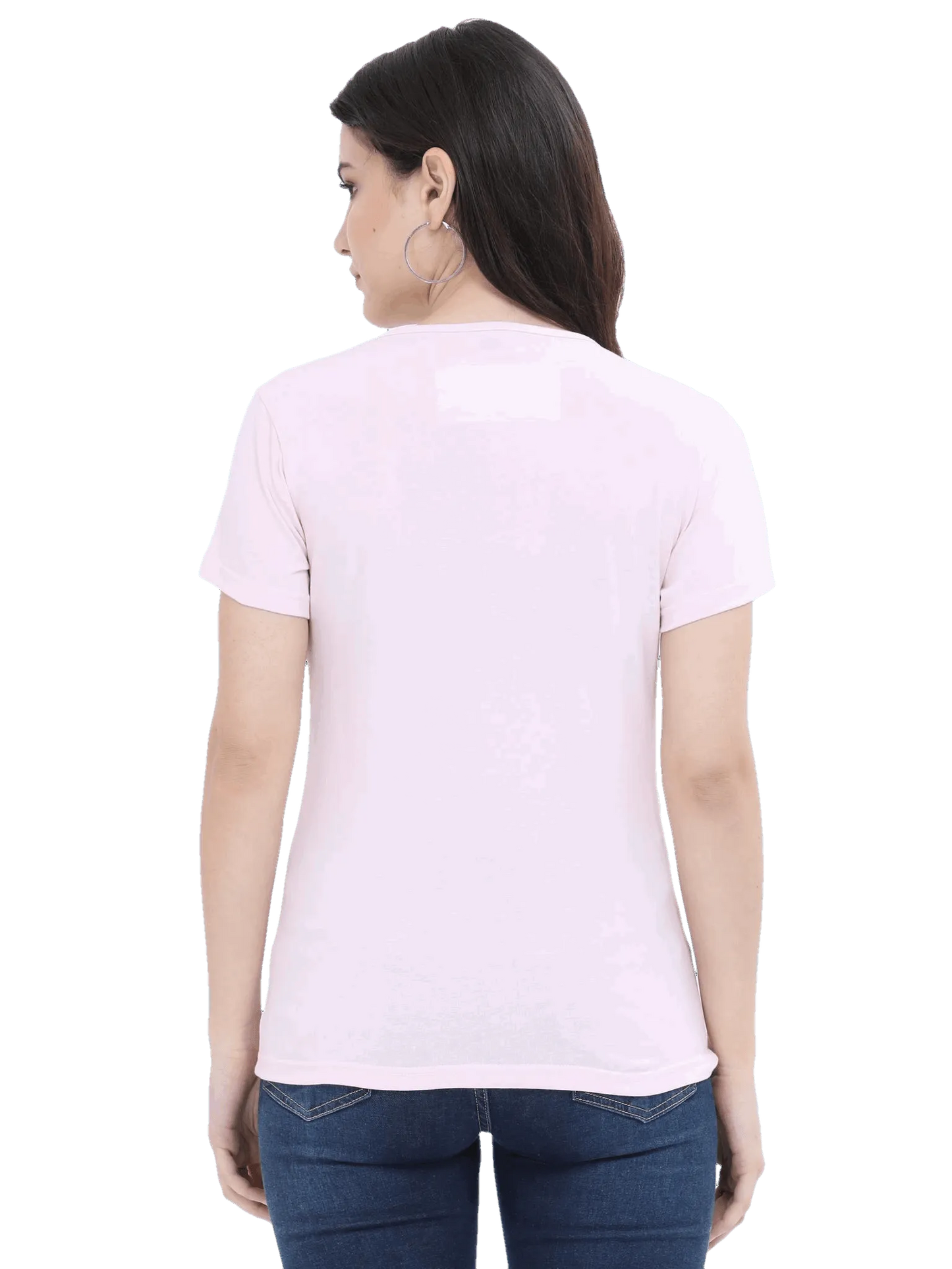 Womens Half Sleeve T Shirt - Solid