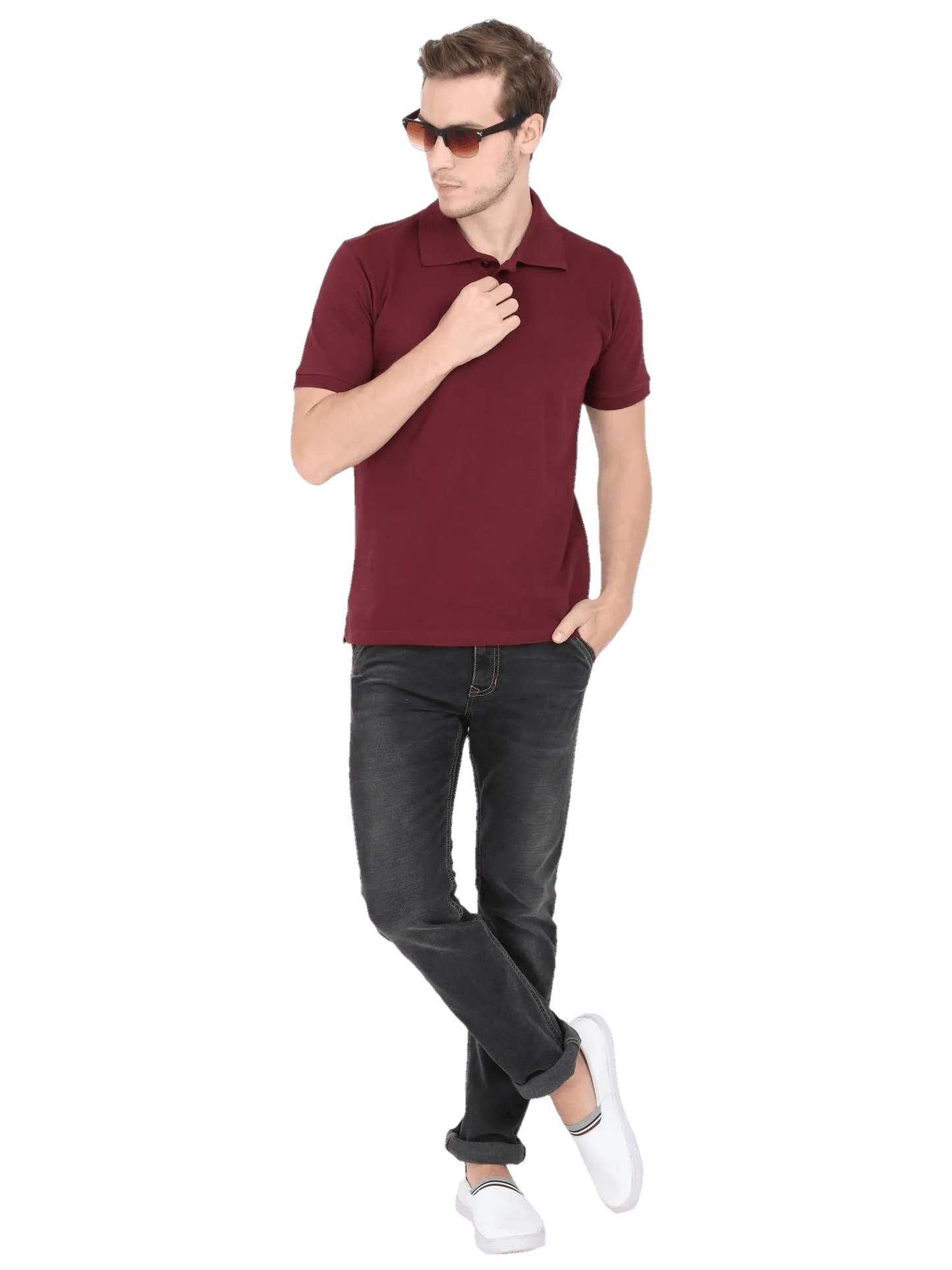 Mens Polo T Shirt - Solid