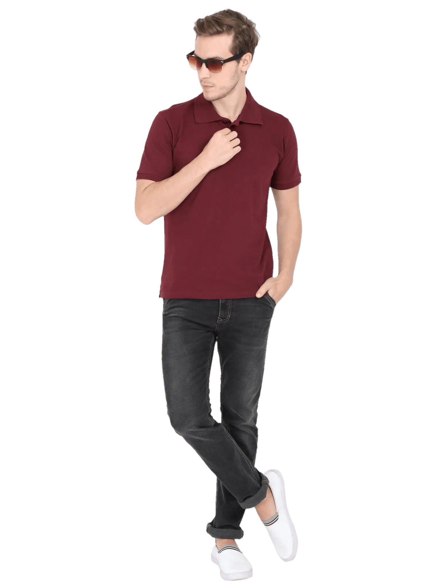 Mens Polo T Shirt - Solid