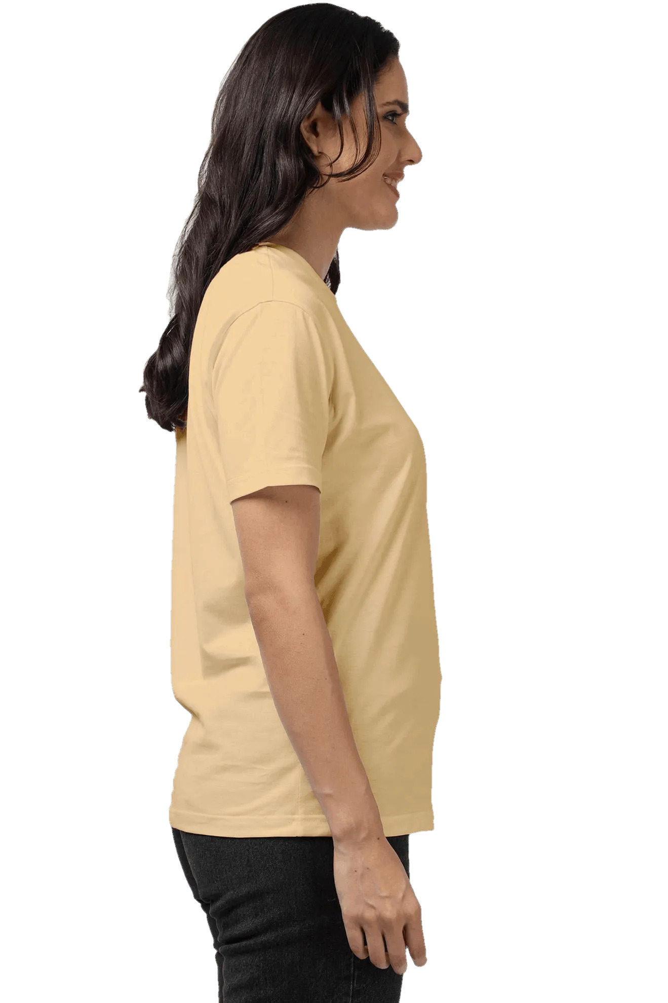 Womens Premium Blend - Half Sleeve T Shirt - Solid