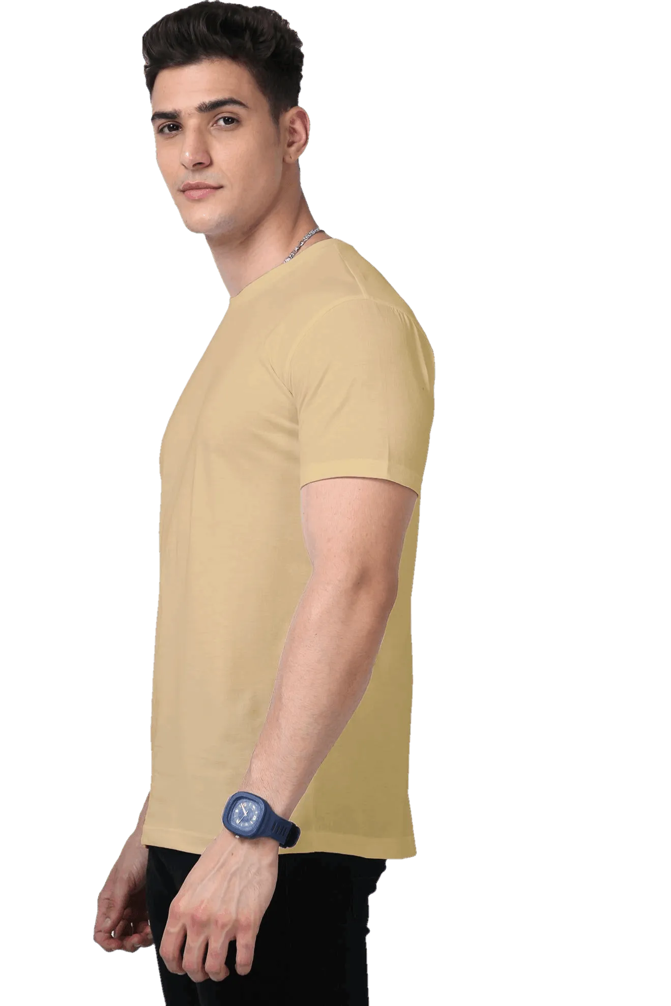 Mens Premium Blend - Half Sleeve T Shirt - Solid