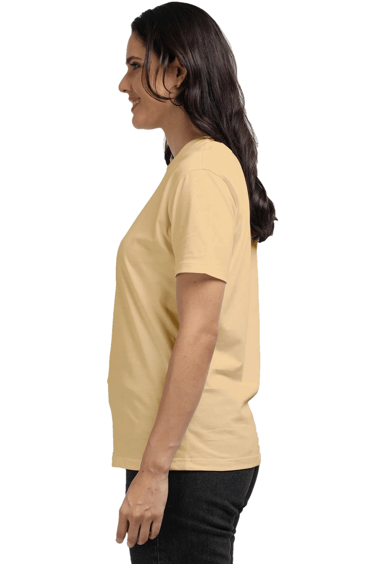 Womens Premium Blend - Half Sleeve T Shirt - Solid