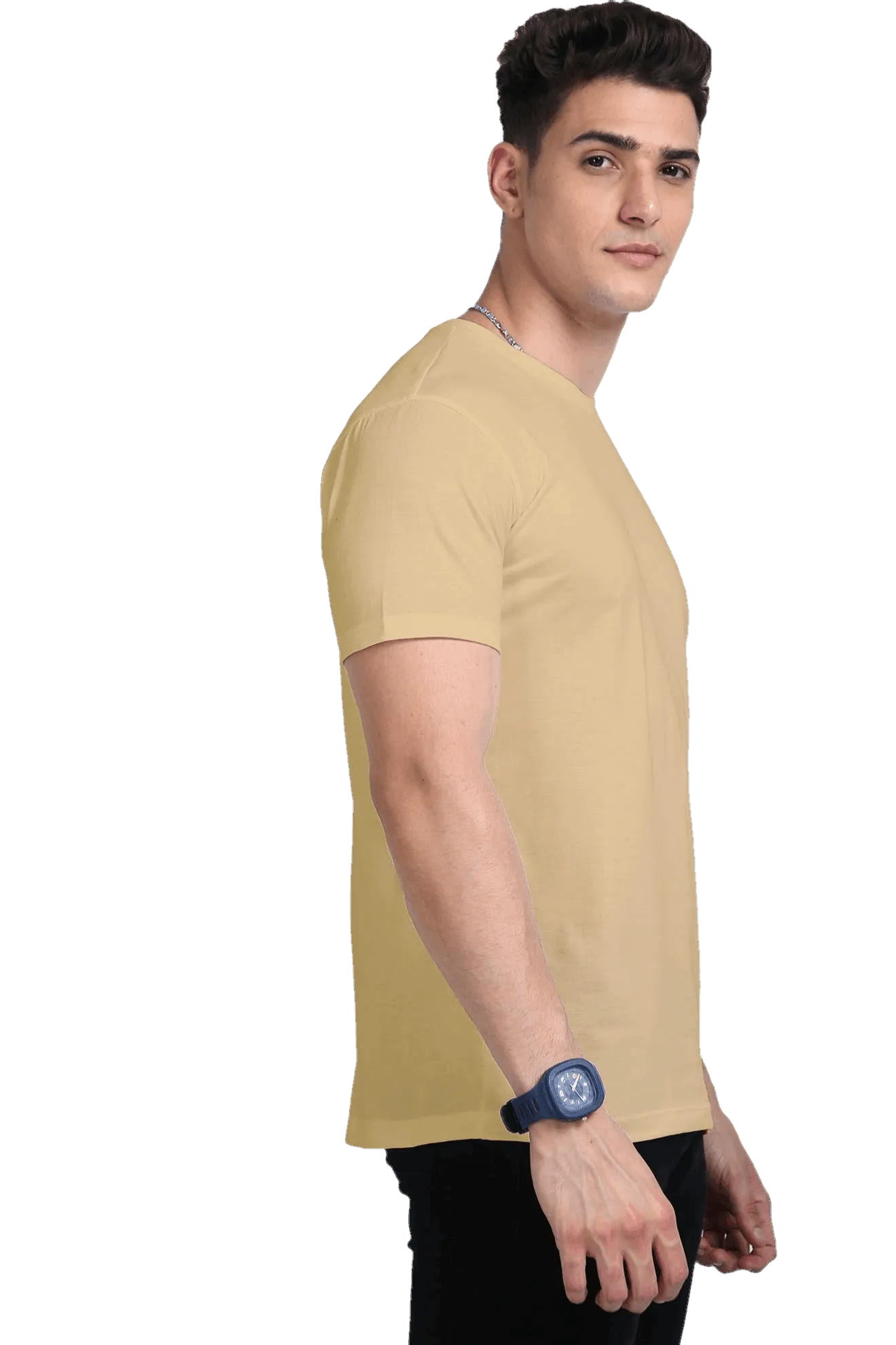 Mens Premium Blend - Half Sleeve T Shirt - Solid