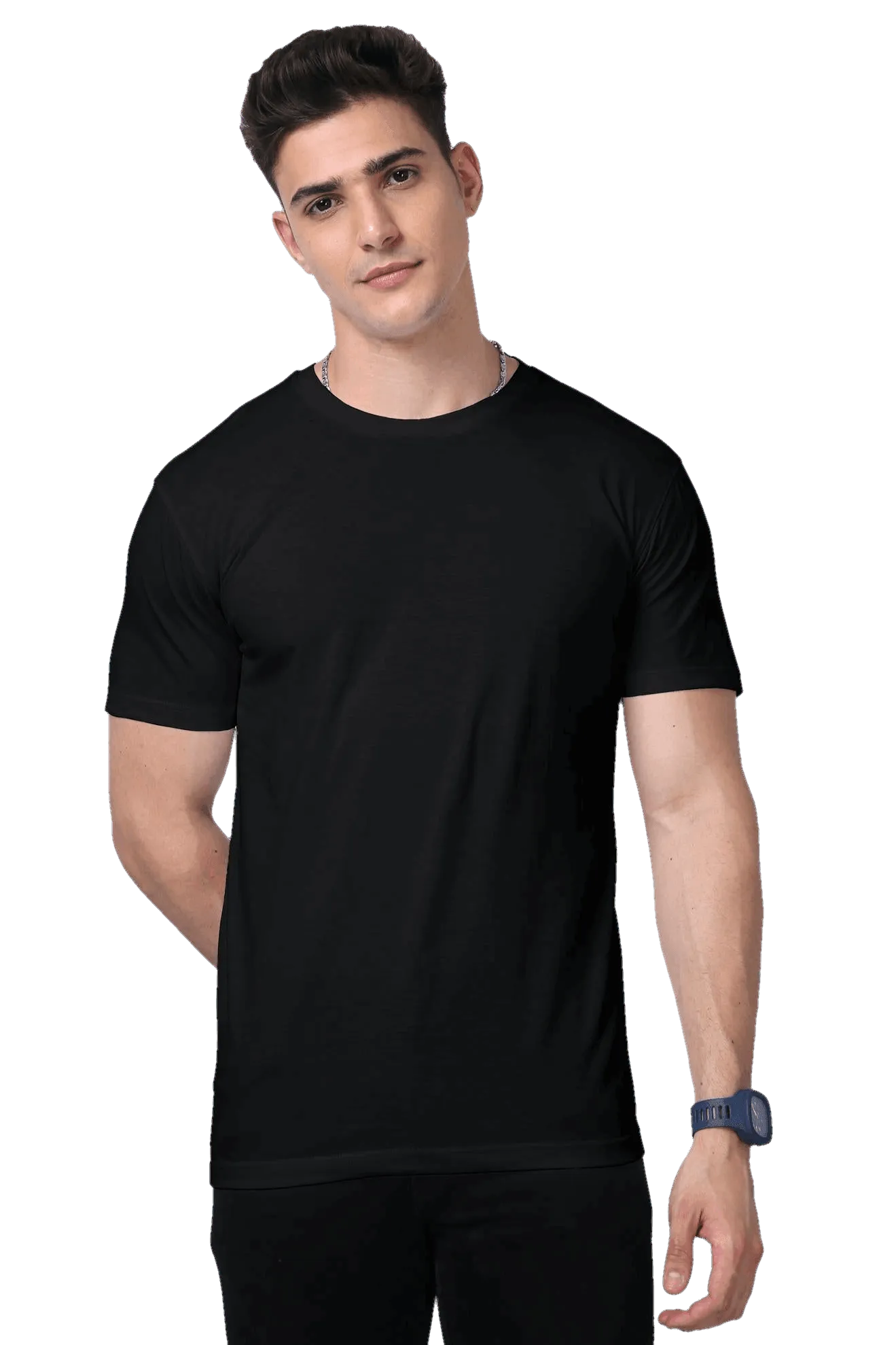 Mens Premium Blend - Half Sleeve T Shirt - Solid