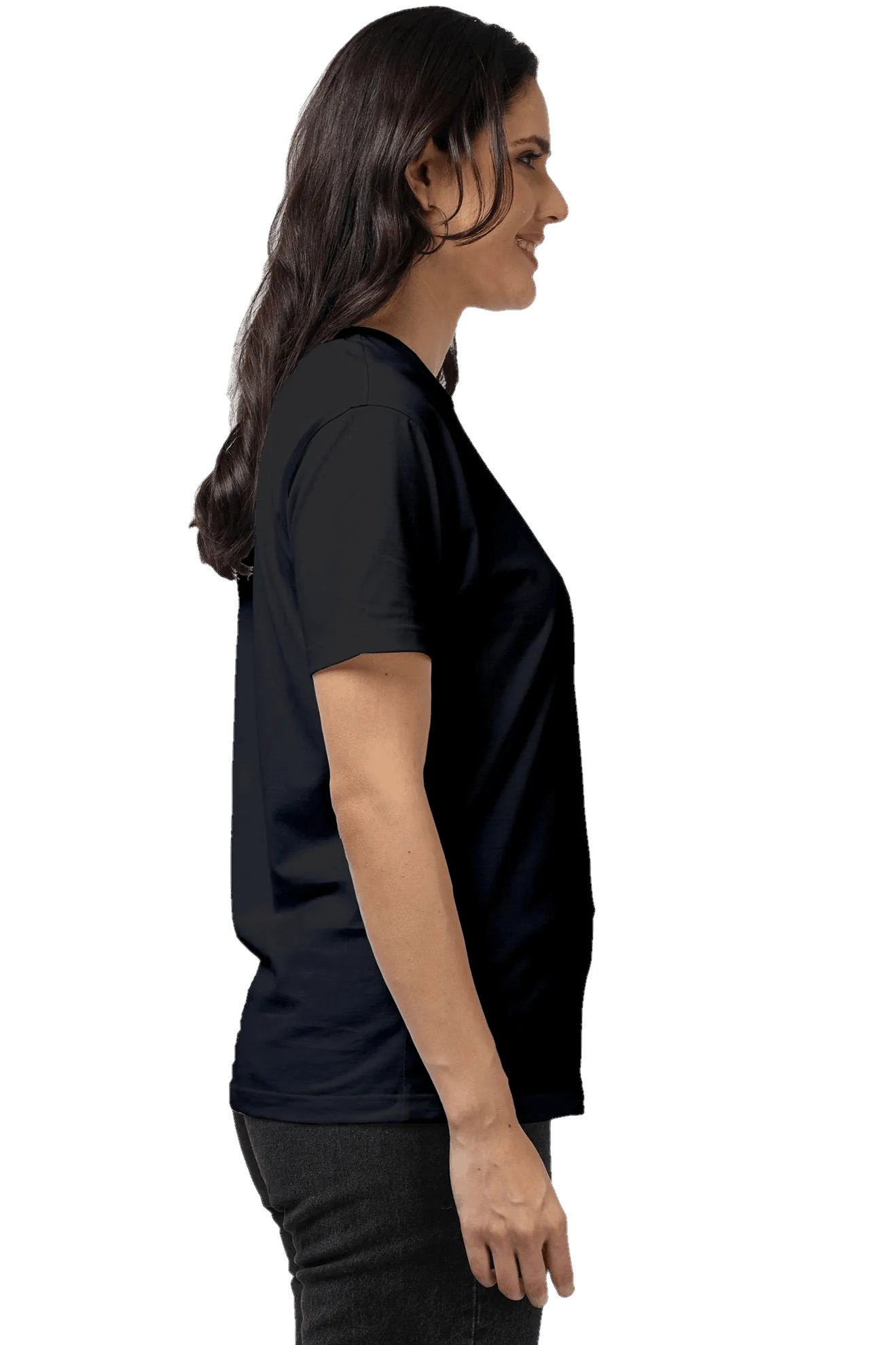 Womens Premium Blend - Half Sleeve T Shirt - Solid