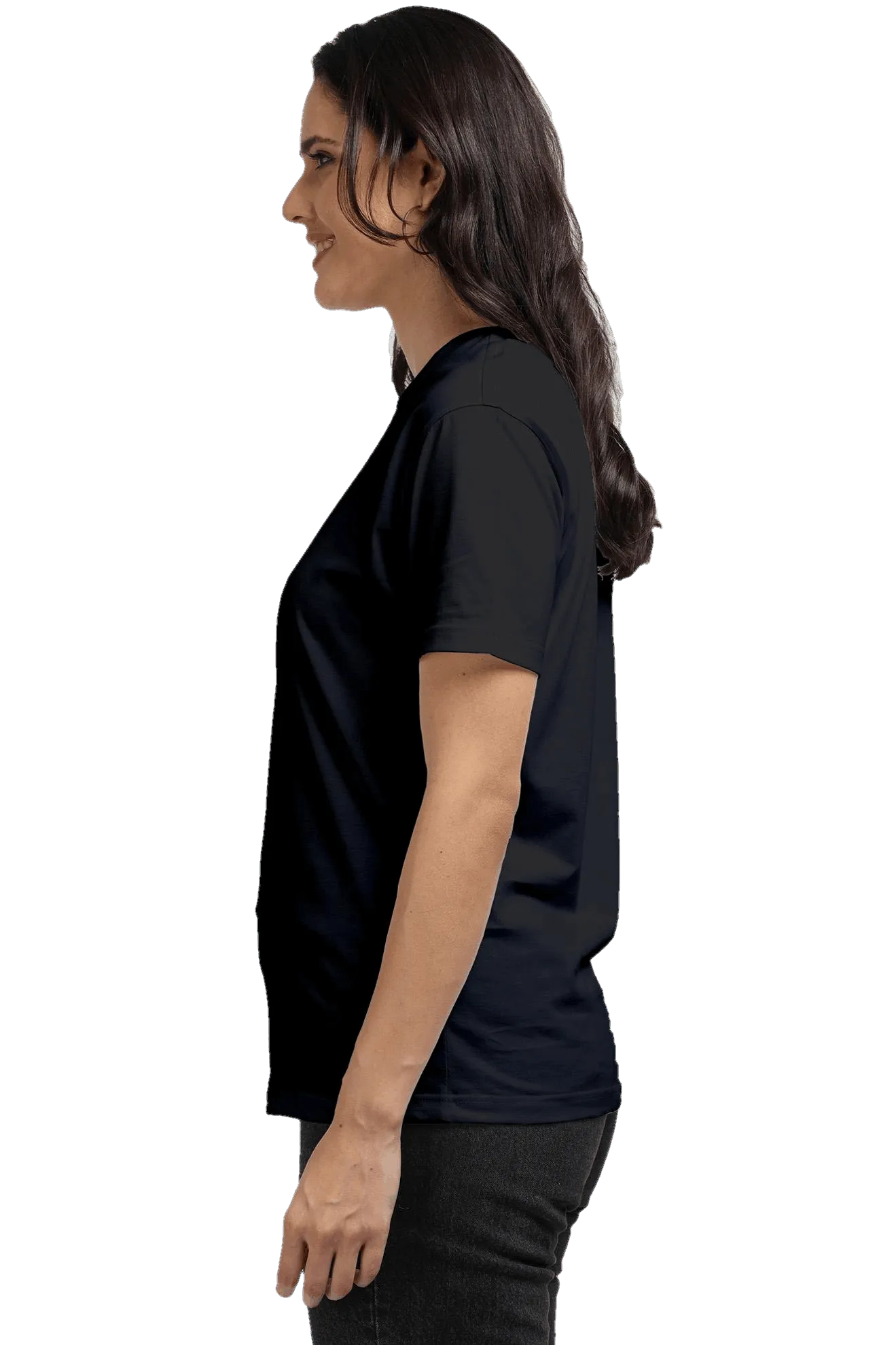 Womens Premium Blend - Half Sleeve T Shirt - Solid