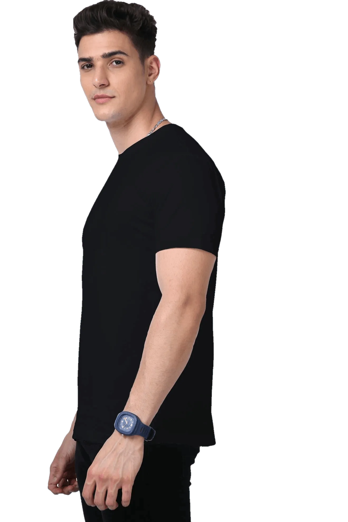 Mens Premium Blend - Half Sleeve T Shirt - Solid