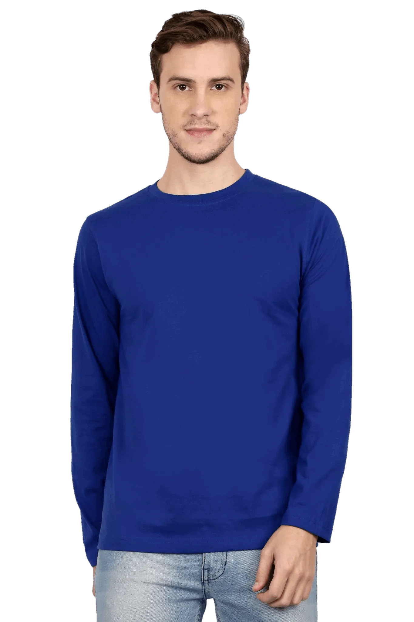 Mens Full Sleeve T Shirt - Solid