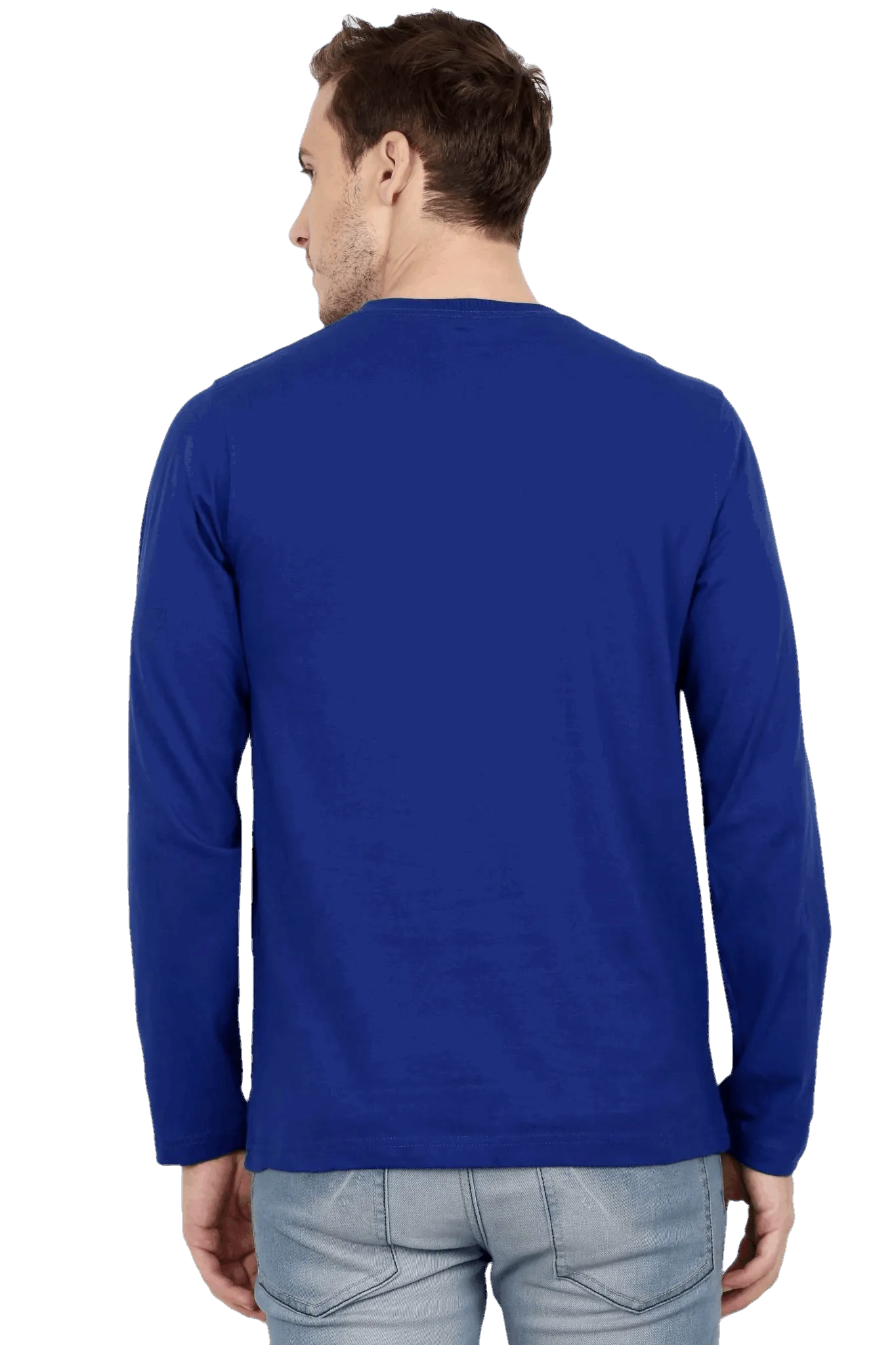 Mens Full Sleeve T Shirt - Solid