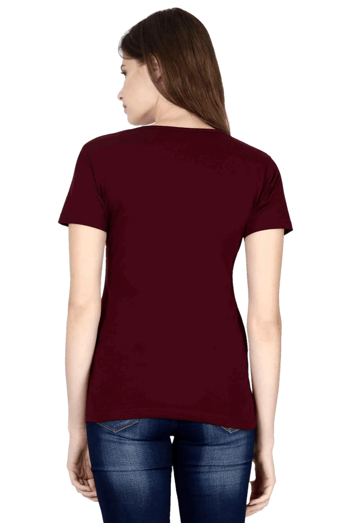 Womens Half Sleeve T Shirt - Solid