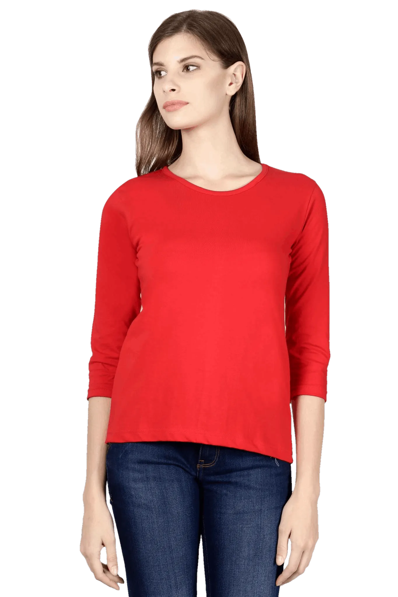 Womens Full Sleeve T Shirt - Solid