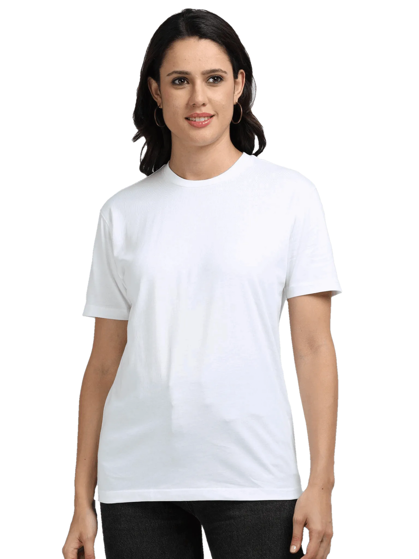 Womens Premium Blend - Half Sleeve T Shirt - Solid