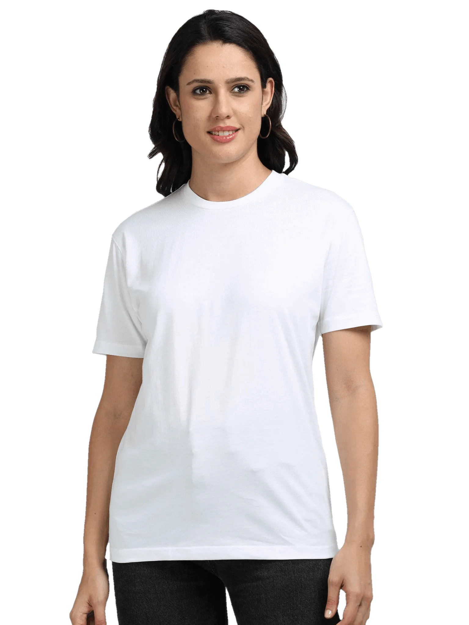 Womens Premium Blend - Half Sleeve T Shirt - Solid