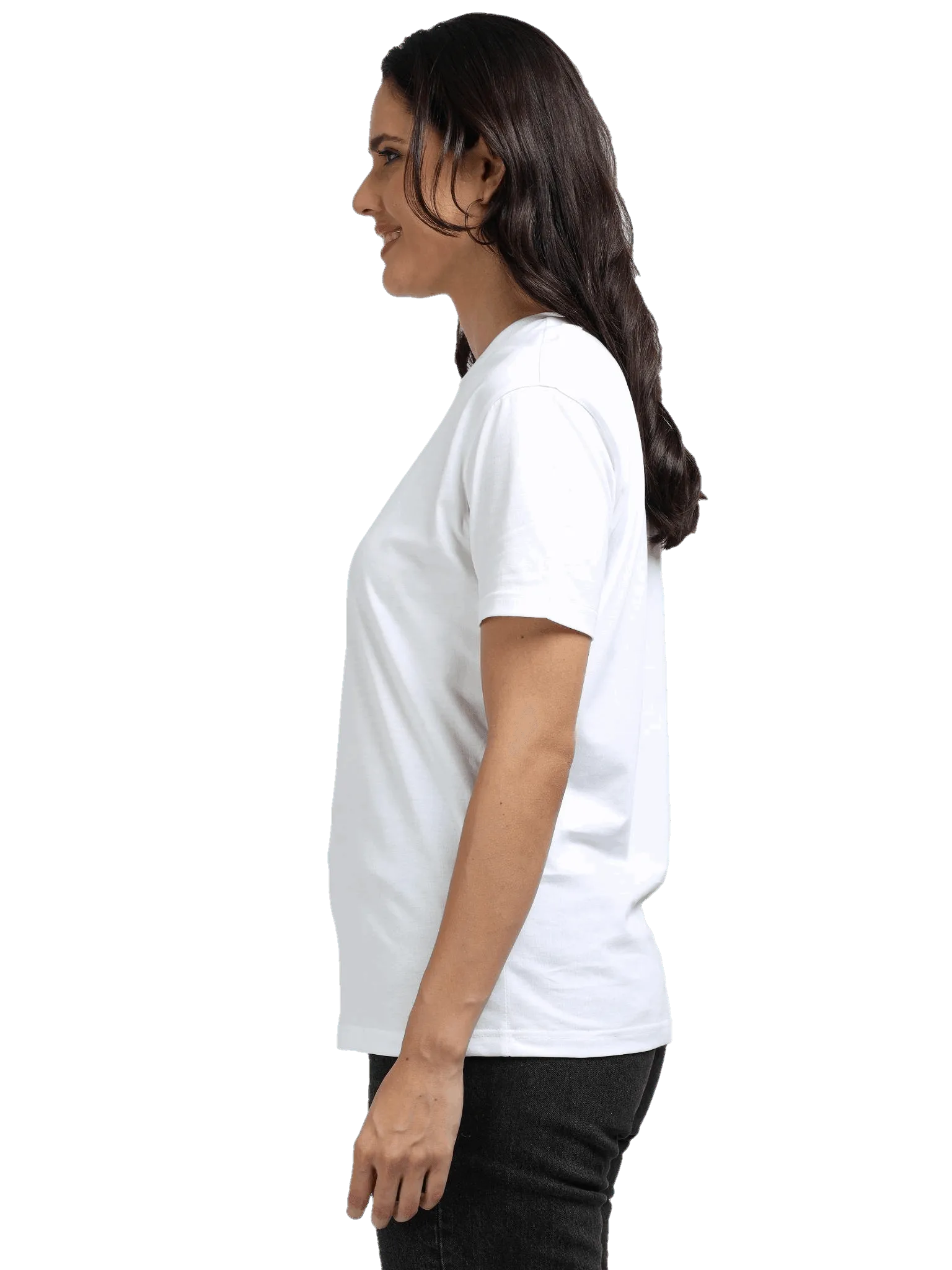 Womens Premium Blend - Half Sleeve T Shirt - Solid