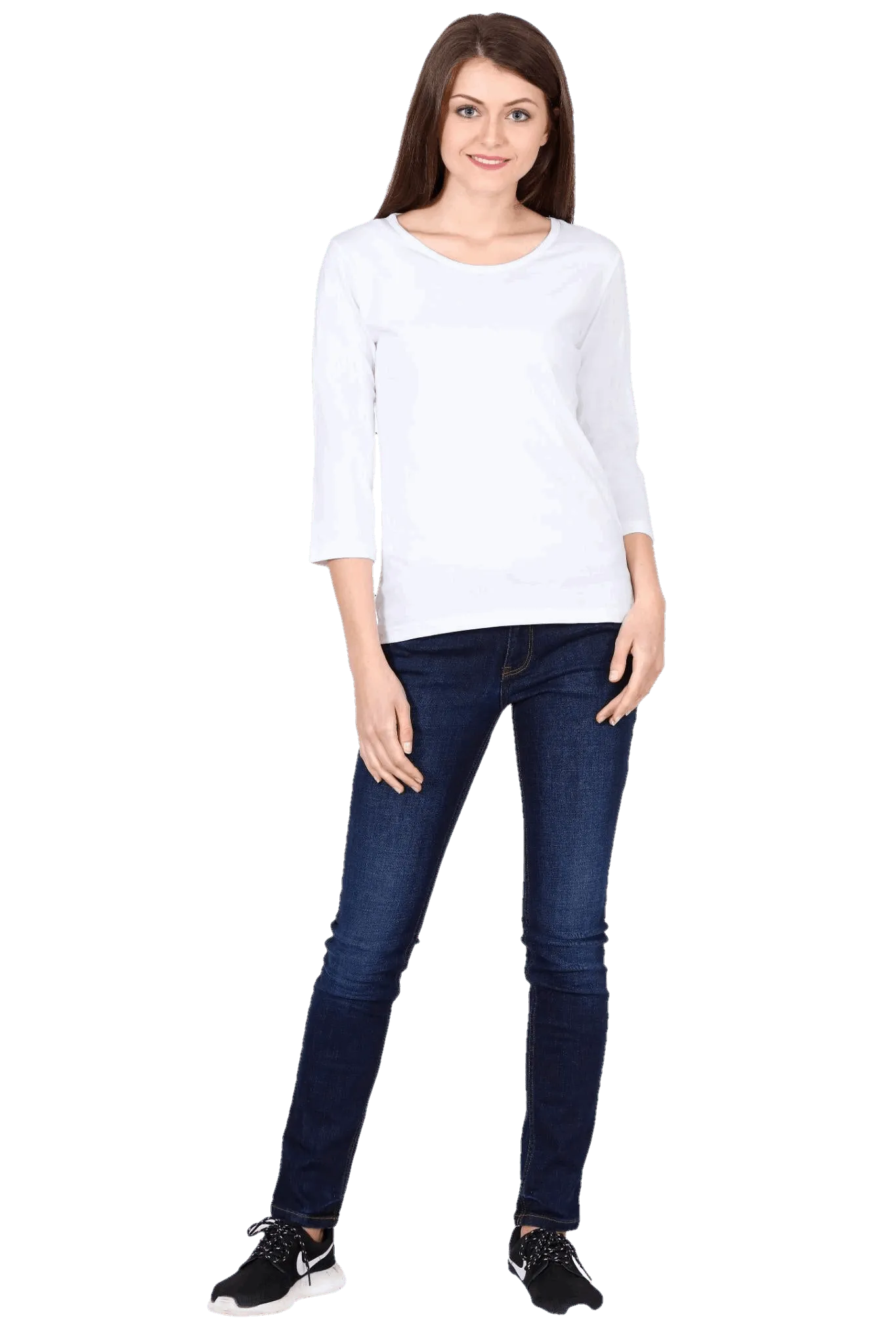 Womens Full Sleeve T Shirt - Solid