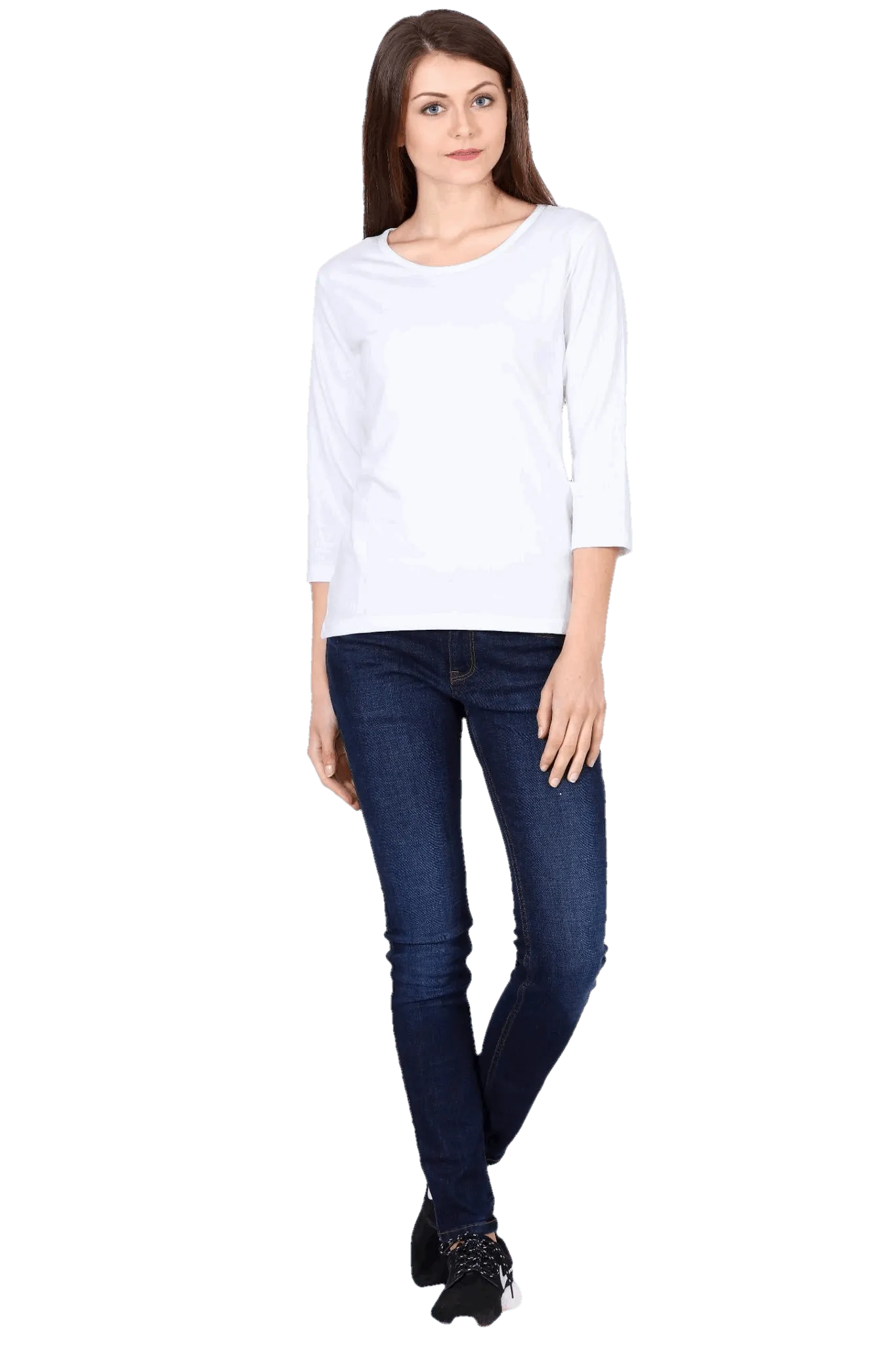 Womens Full Sleeve T Shirt - Solid