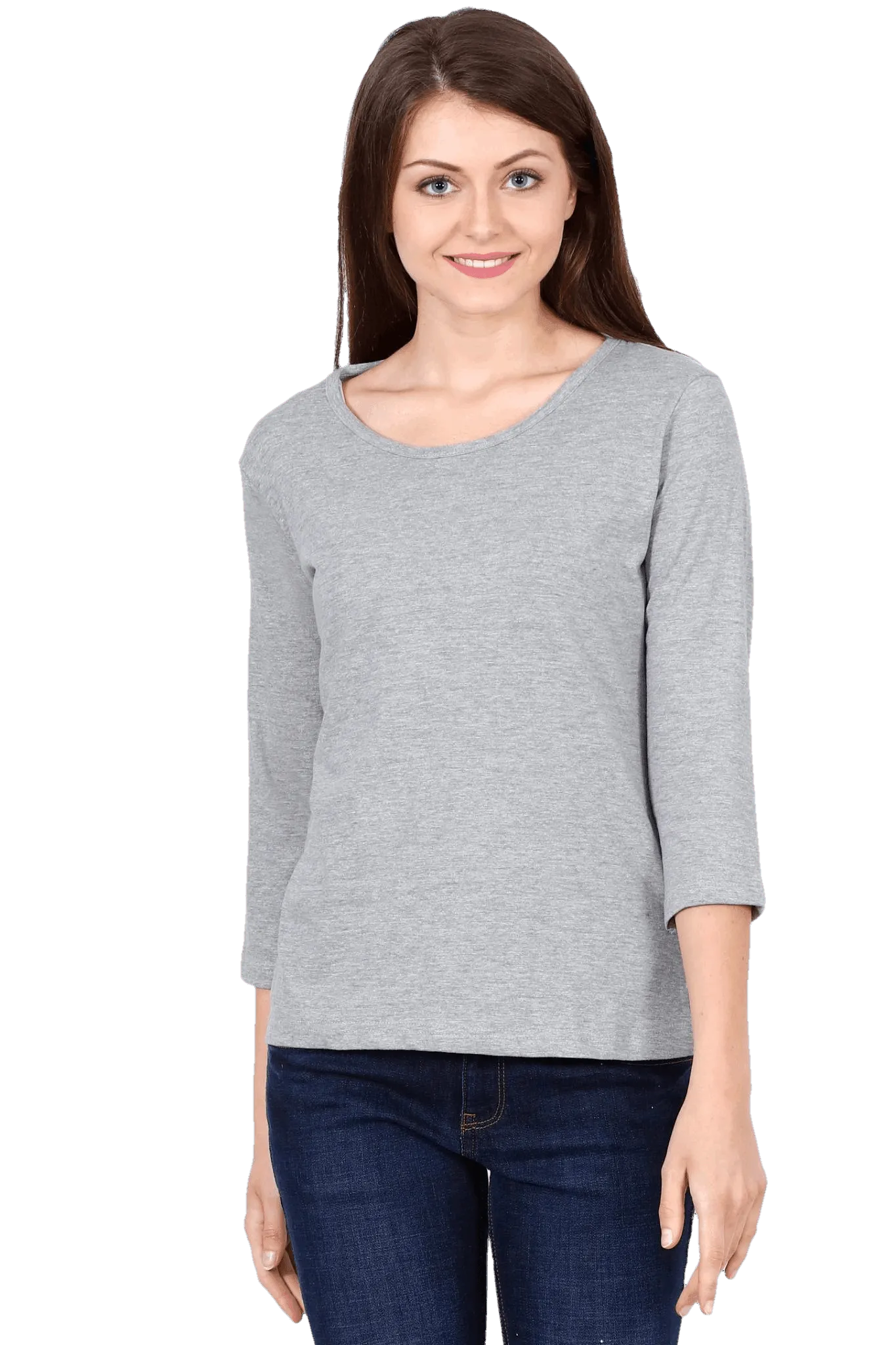 Womens Full Sleeve T Shirt - Solid