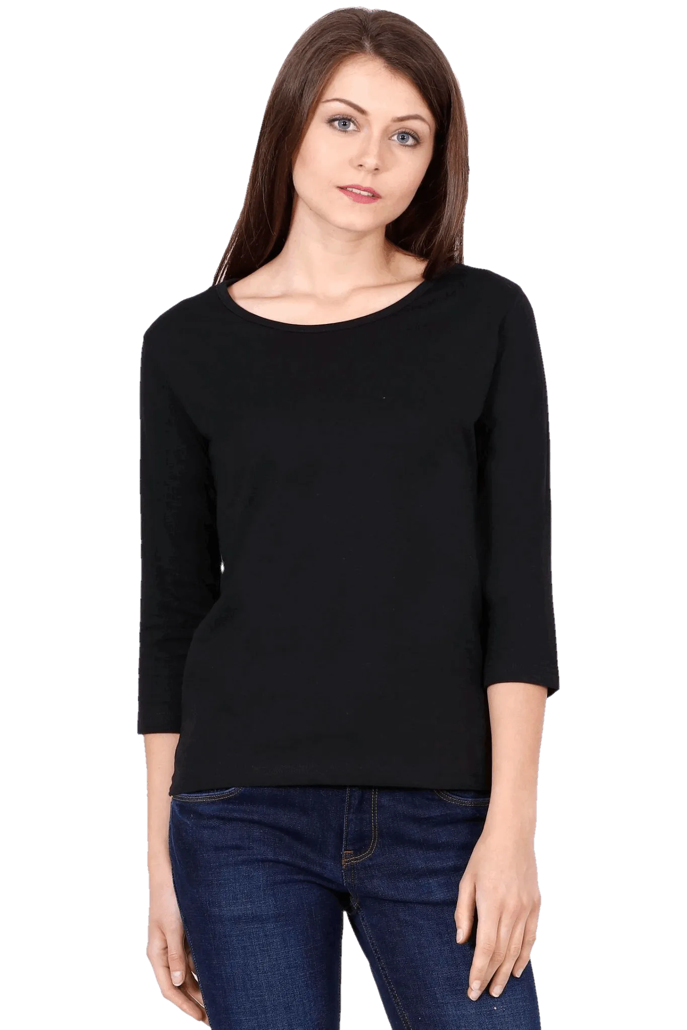 Womens Full Sleeve T Shirt - Solid