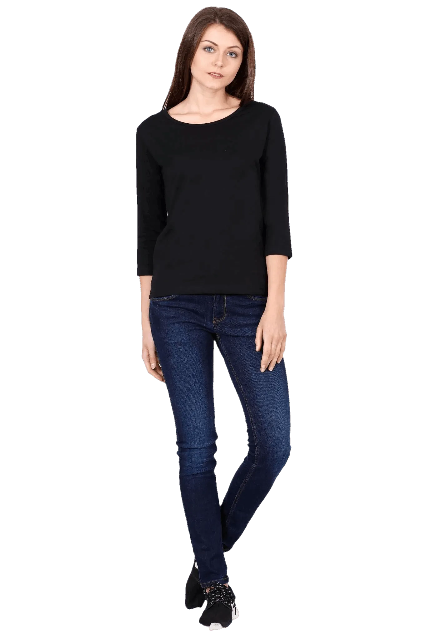 Womens Full Sleeve T Shirt - Solid