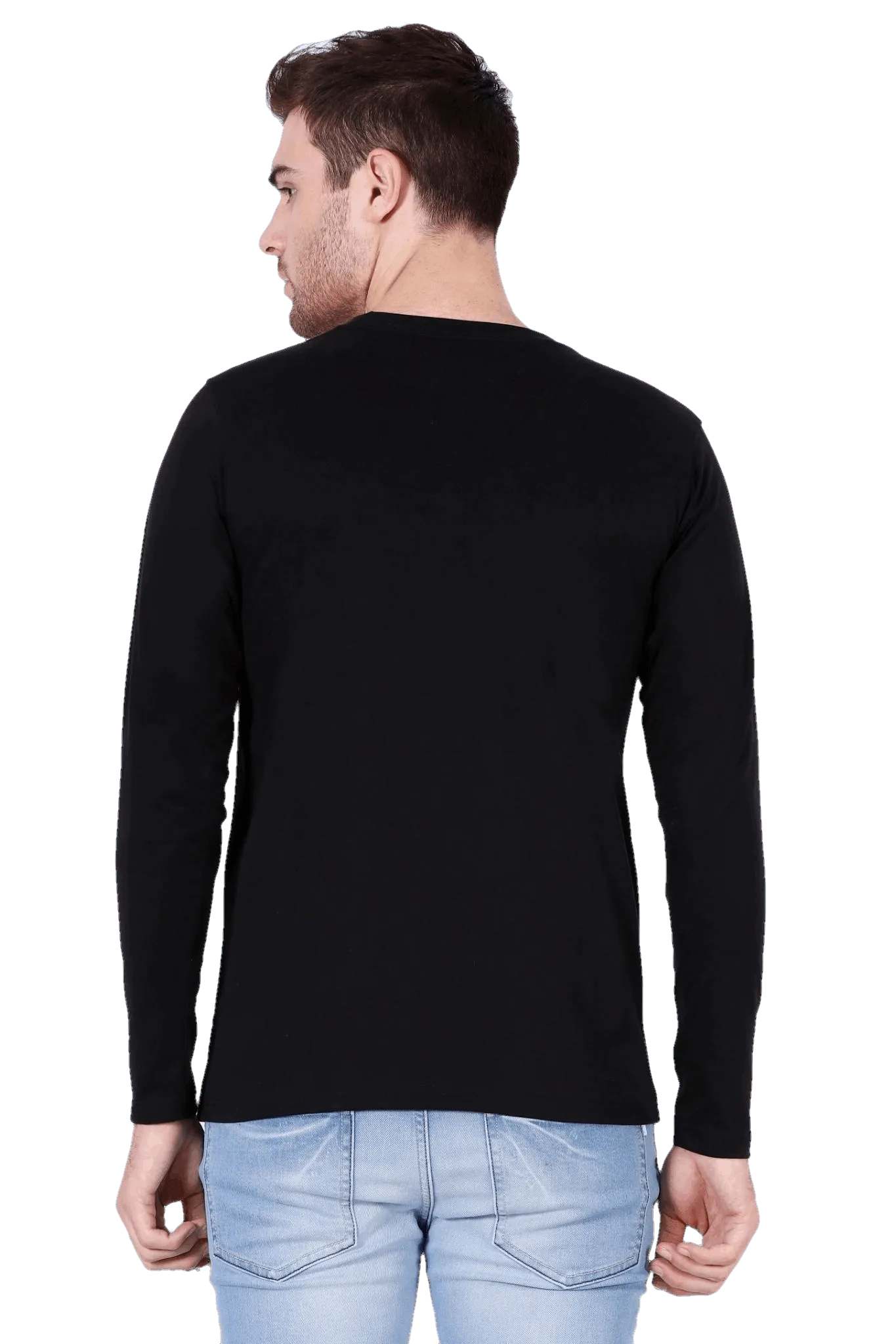 Mens Full Sleeve T Shirt - Solid