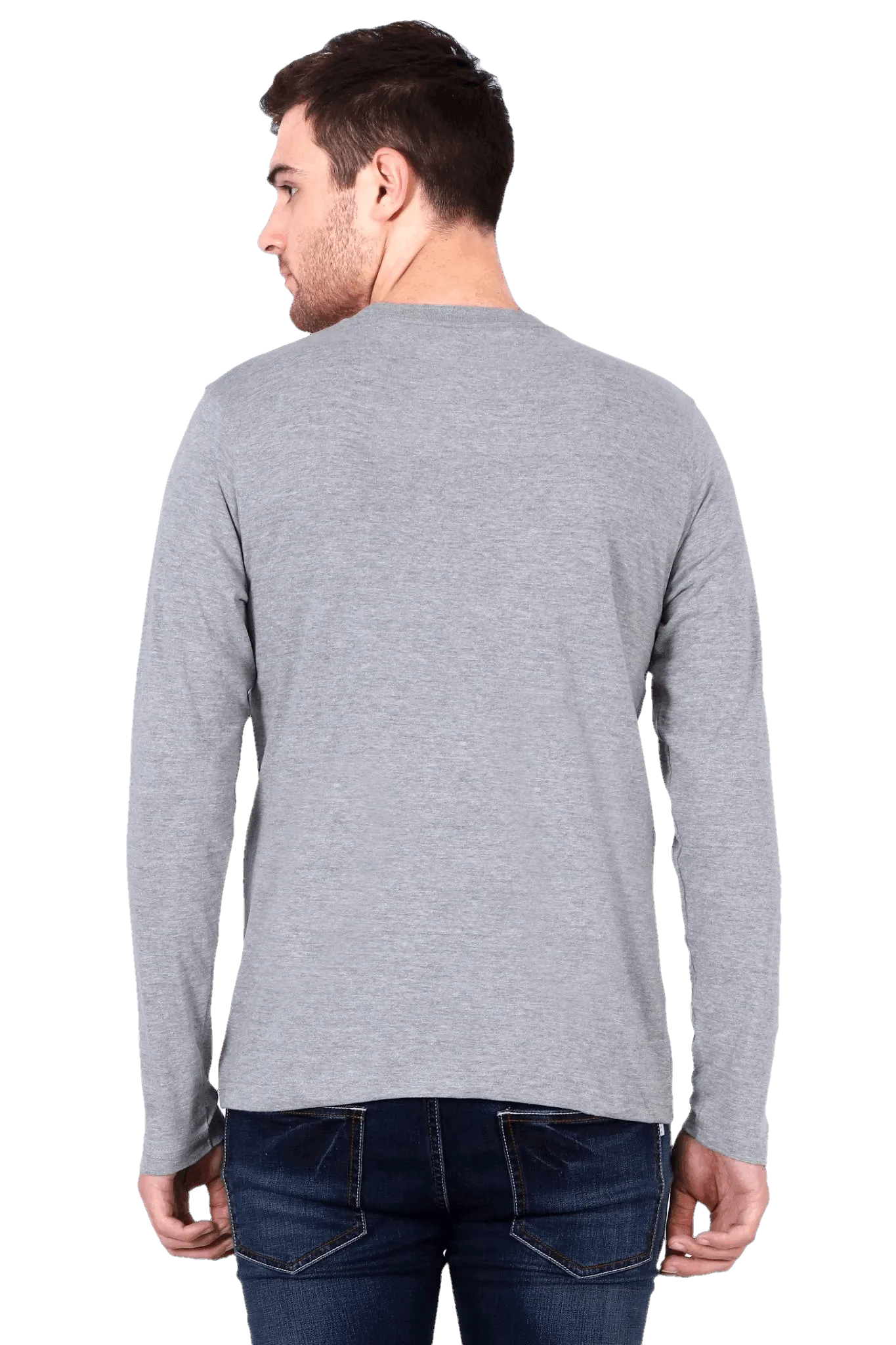 Mens Full Sleeve T Shirt - Solid