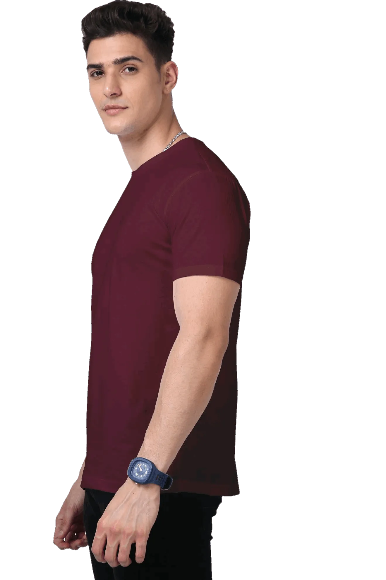 Mens Premium Blend - Half Sleeve T Shirt - Solid