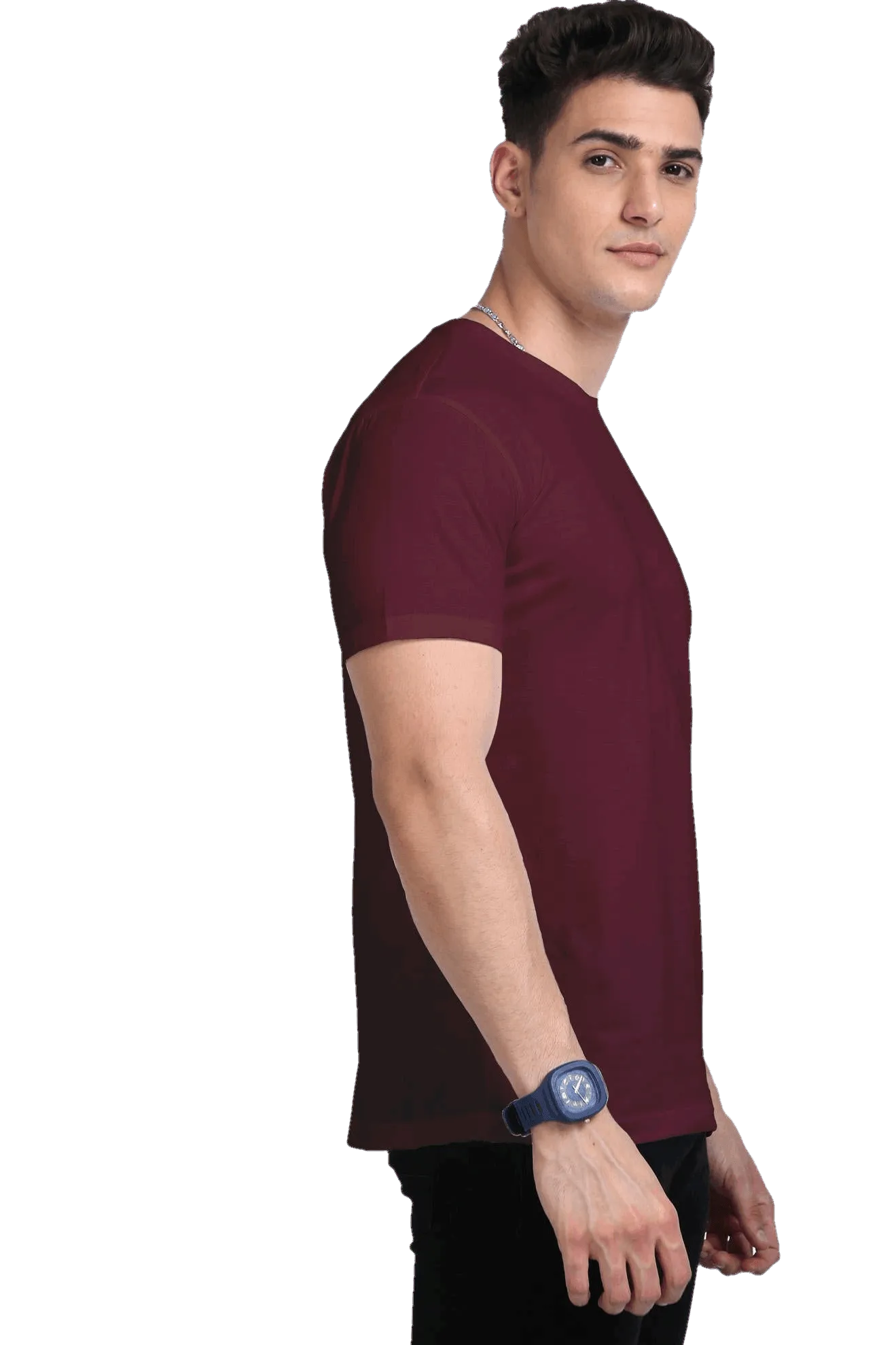 Mens Premium Blend - Half Sleeve T Shirt - Solid