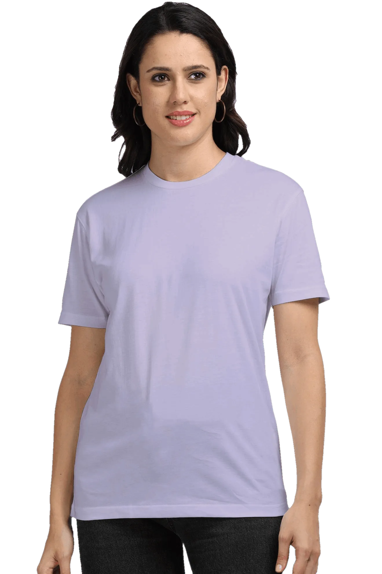 Womens Premium Blend - Half Sleeve T Shirt - Solid